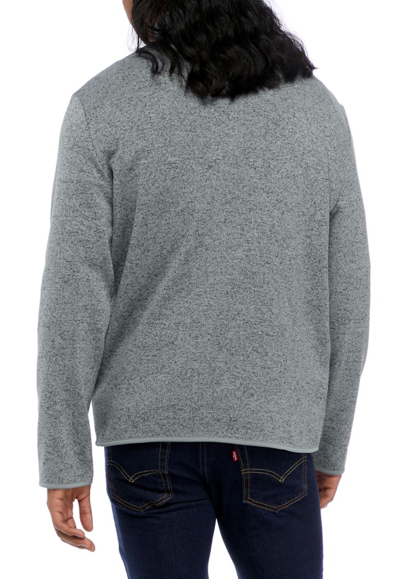 Sweater Fleece Quarter Zip Pullover