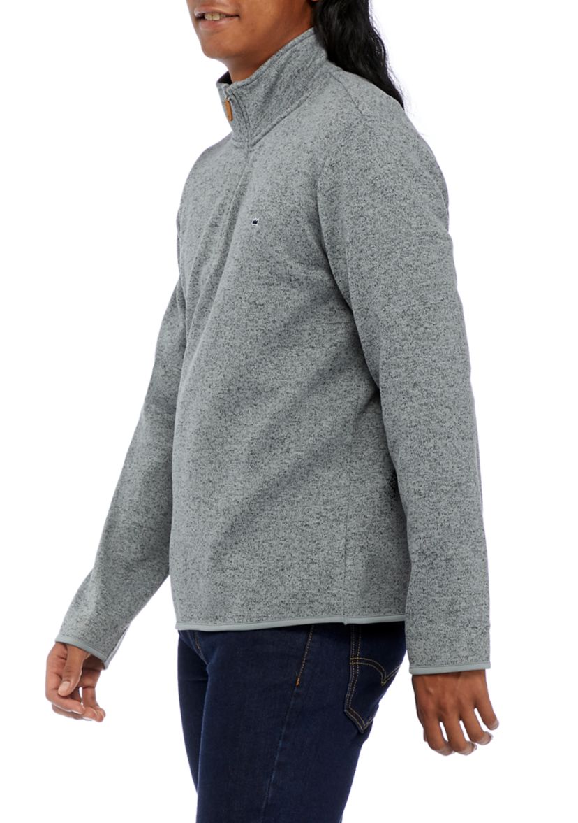 Sweater Fleece Quarter Zip Pullover