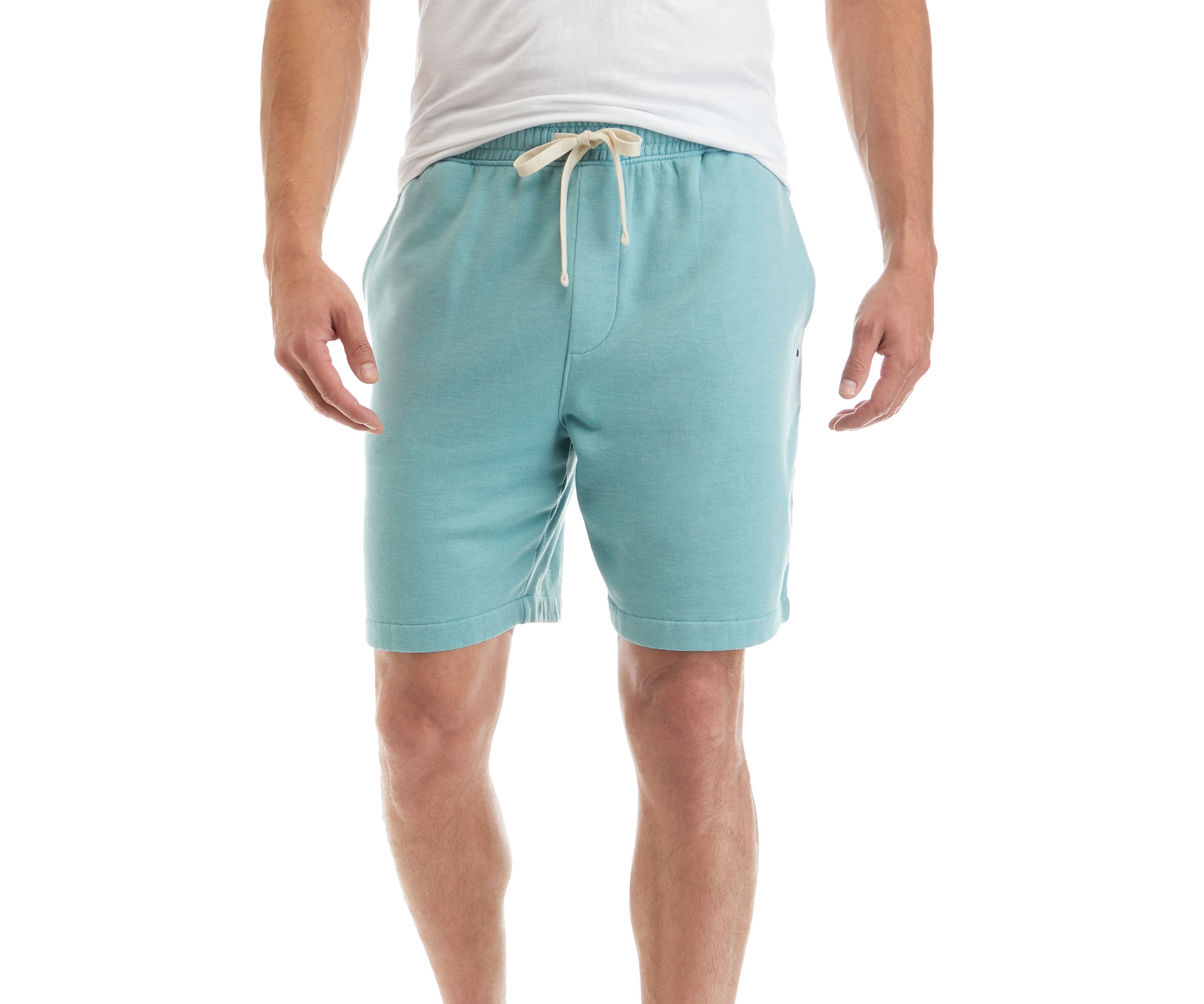 Mens Washed Fleece Shorts 