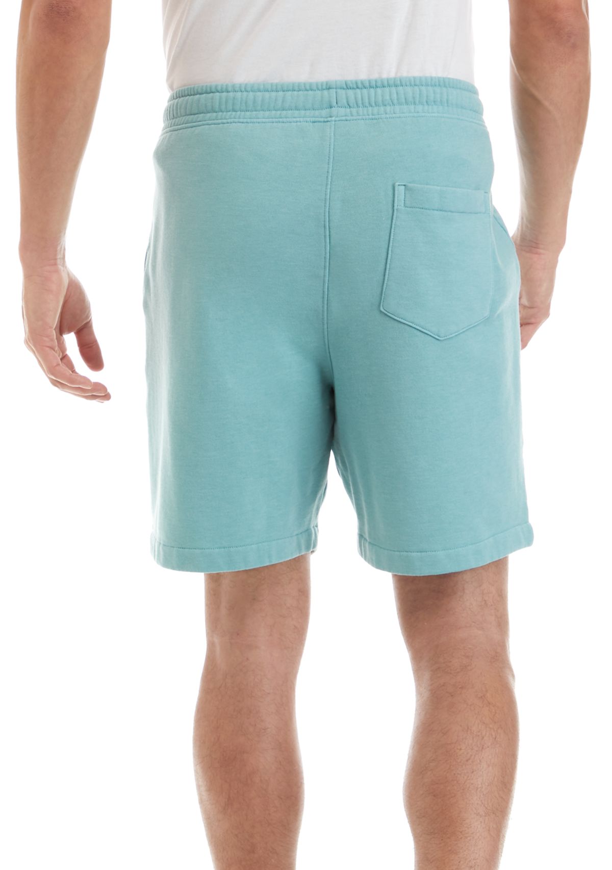 Mens Washed Fleece Shorts 
