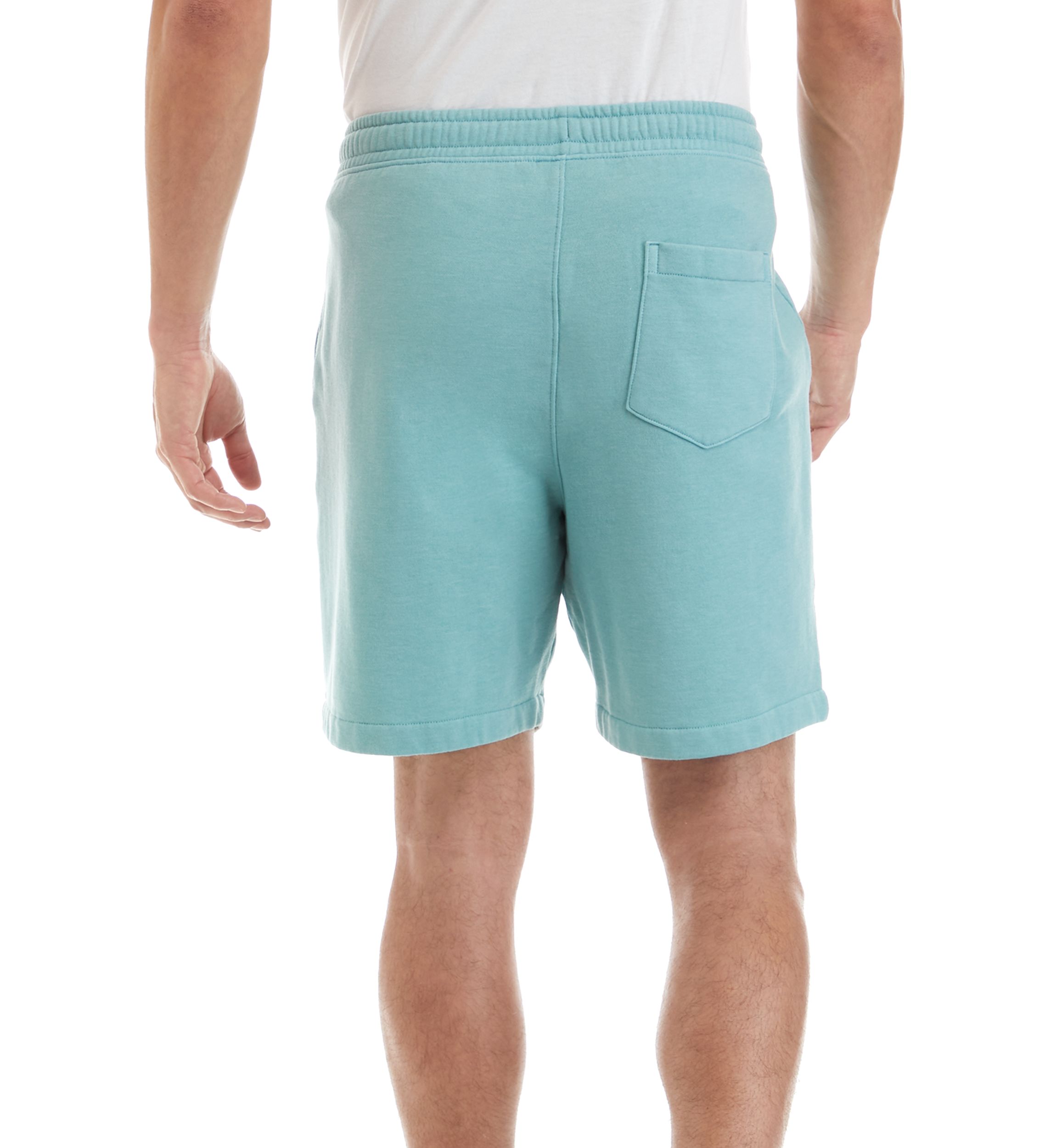 Mens Washed Fleece Shorts 