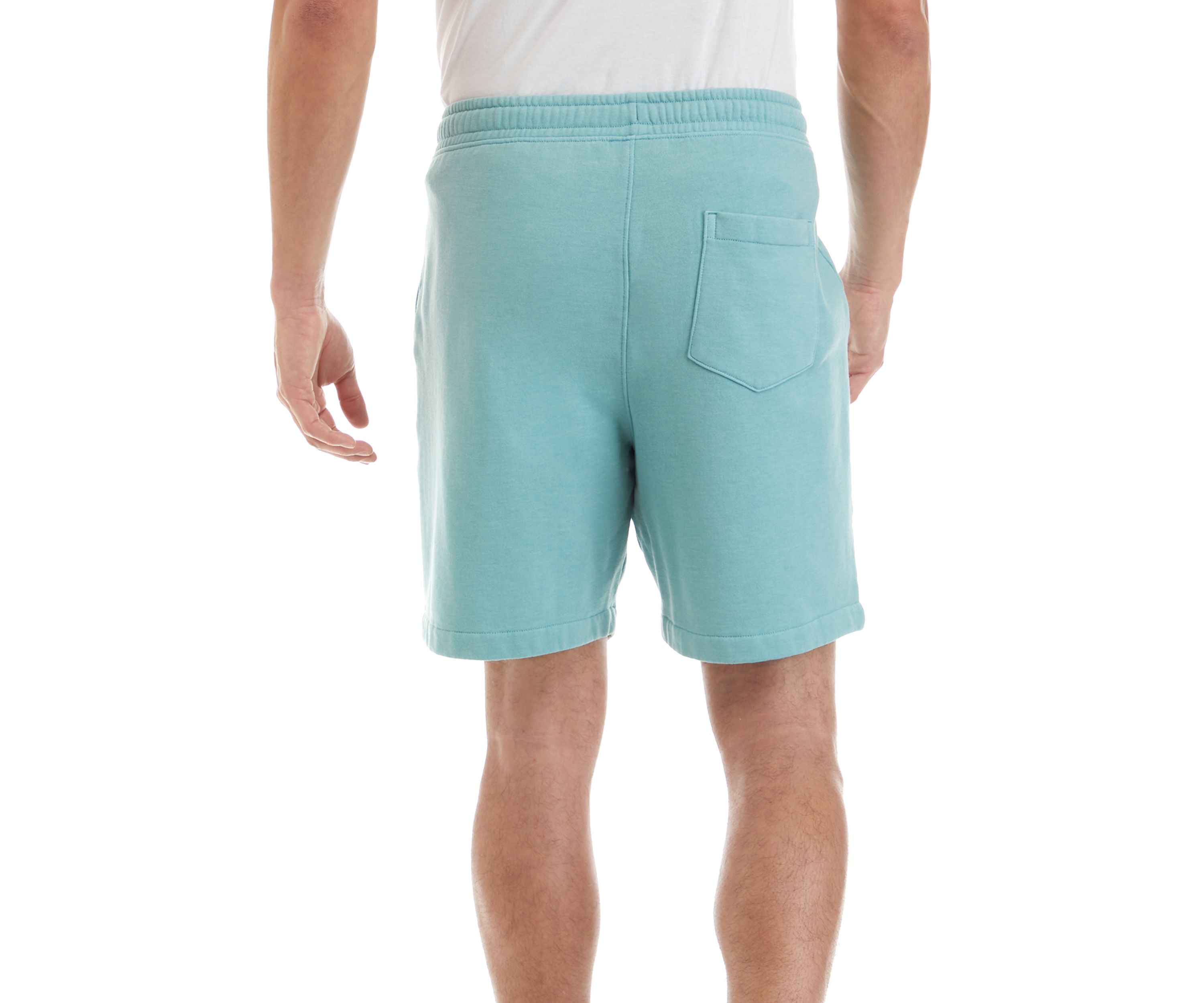 Mens Washed Fleece Shorts 