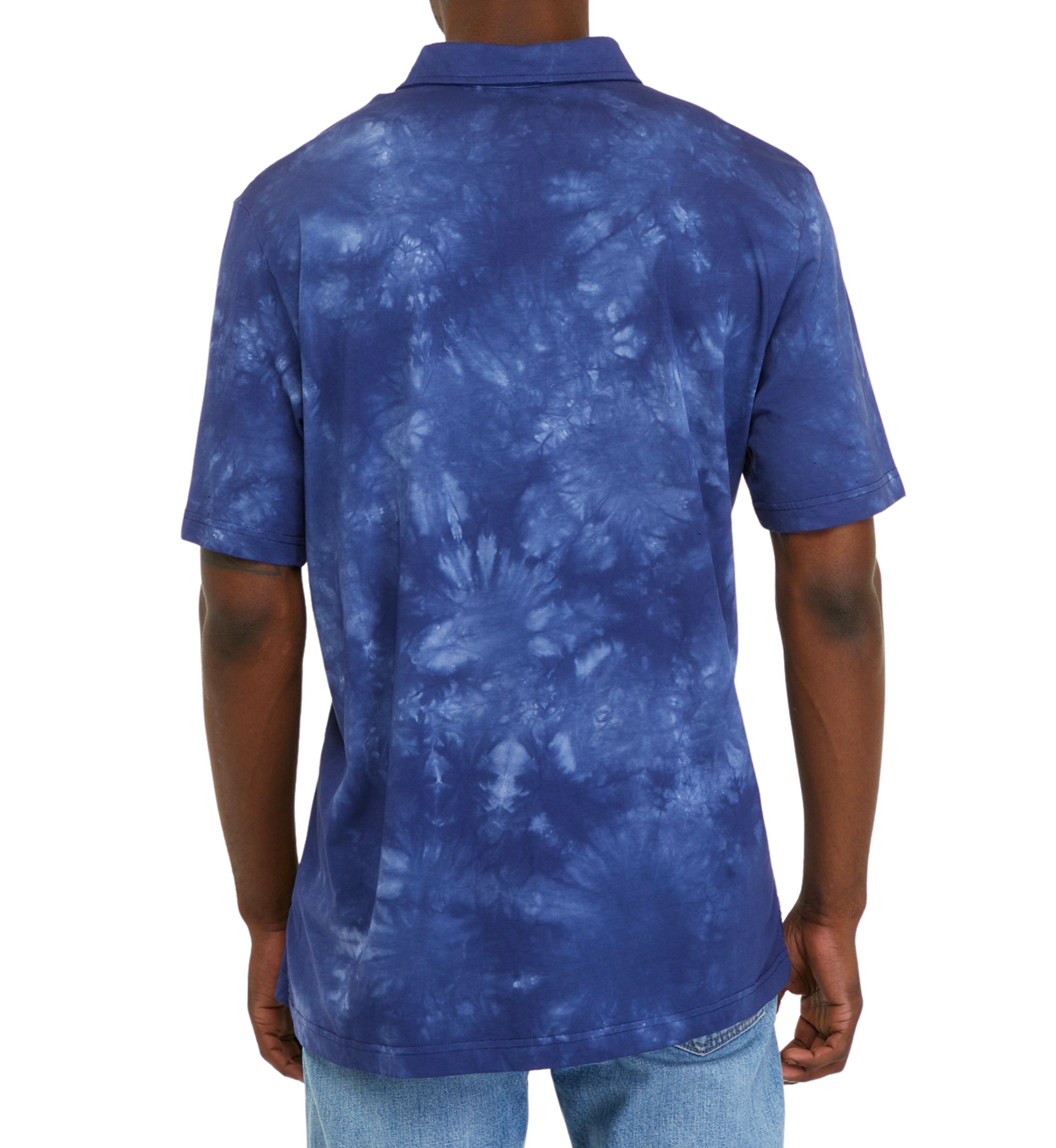 Tie Dye Pocket Polo Shirt 
