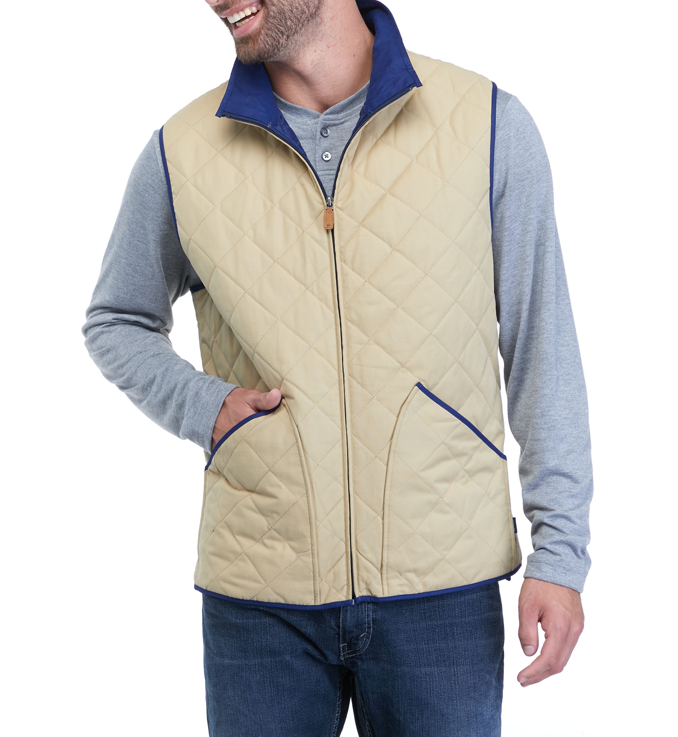 Mens Quilted Vest 