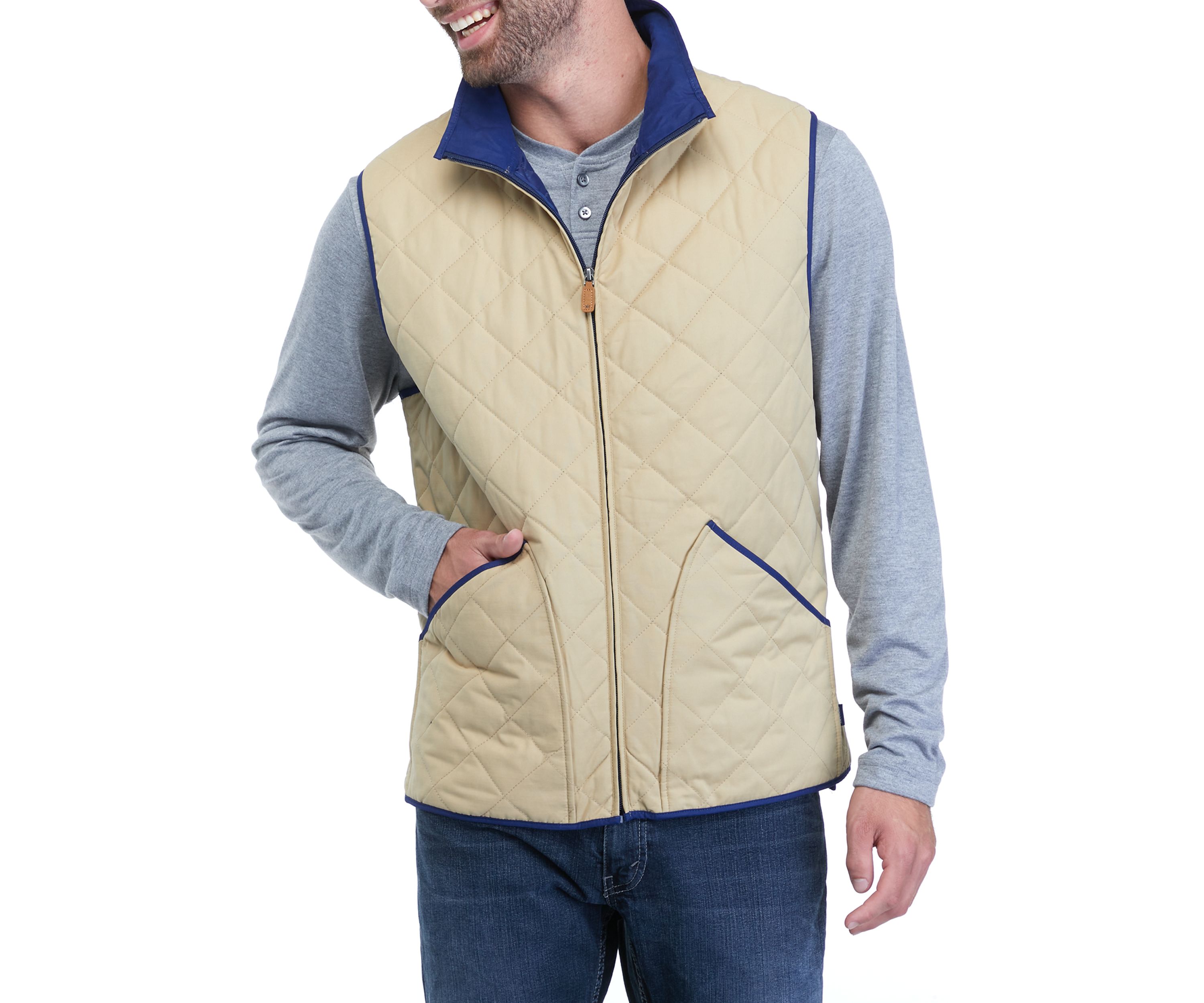 Mens Quilted Vest 