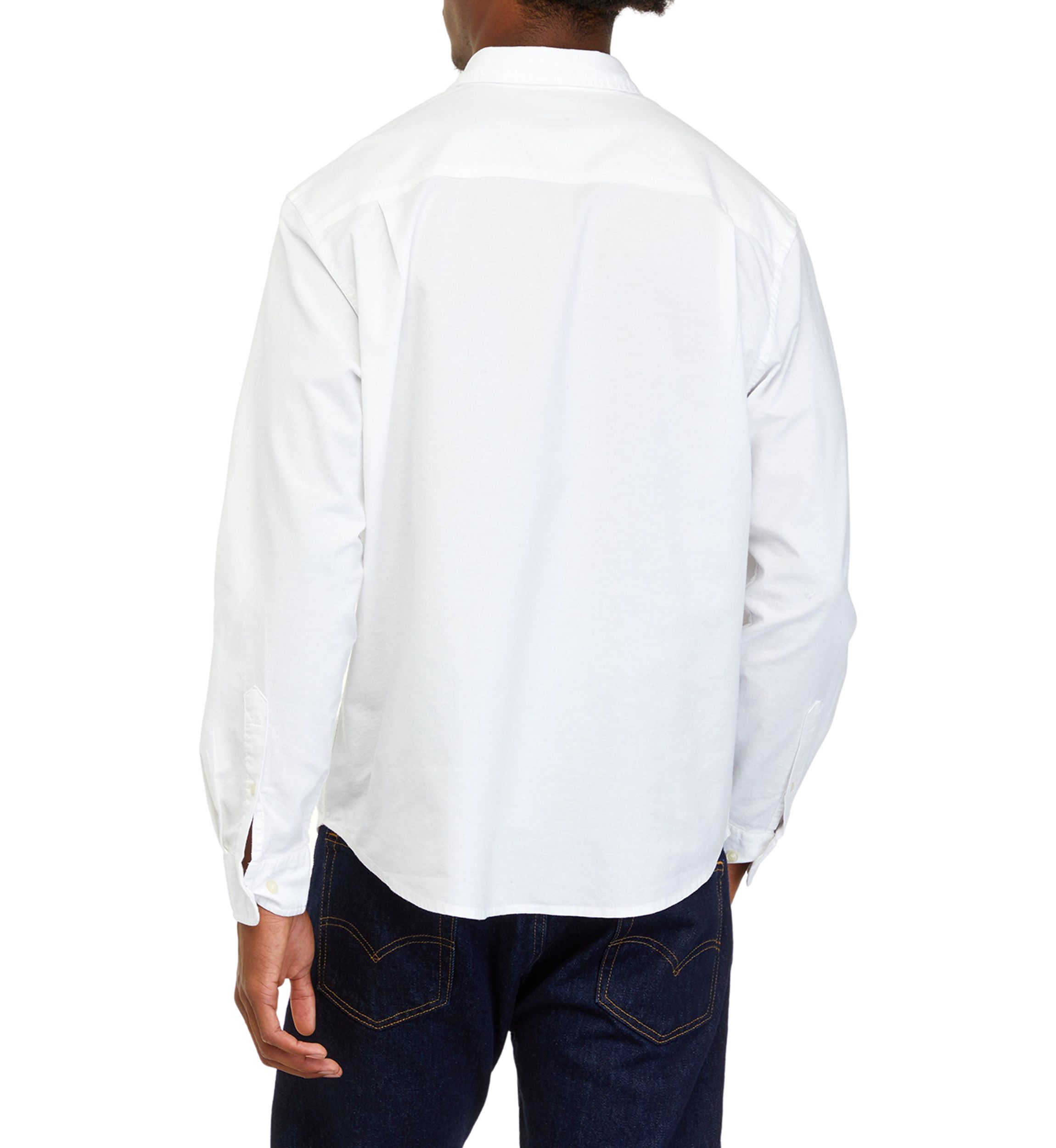 Long Sleeve Woven Oxford Shirt
