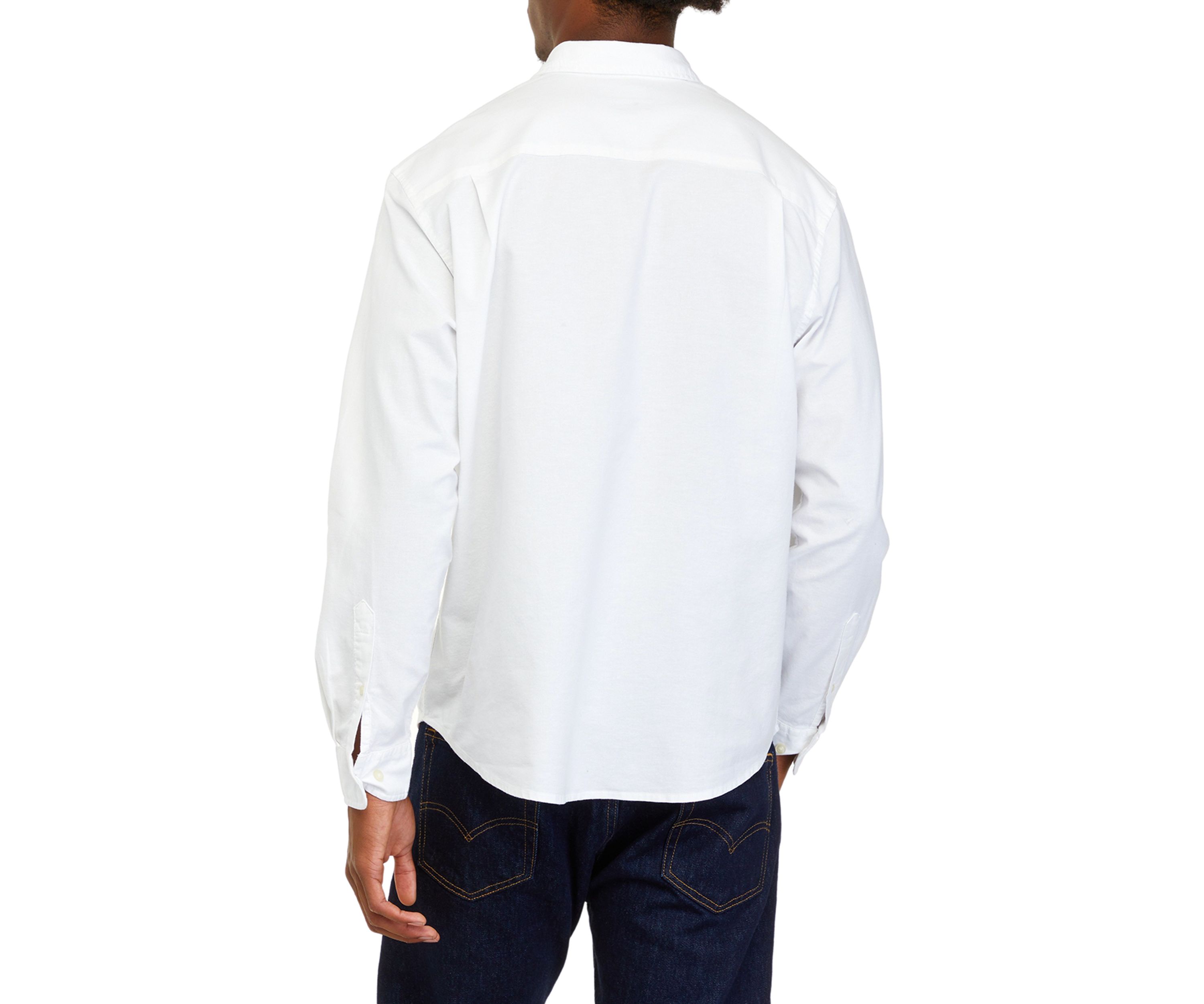 Long Sleeve Woven Oxford Shirt