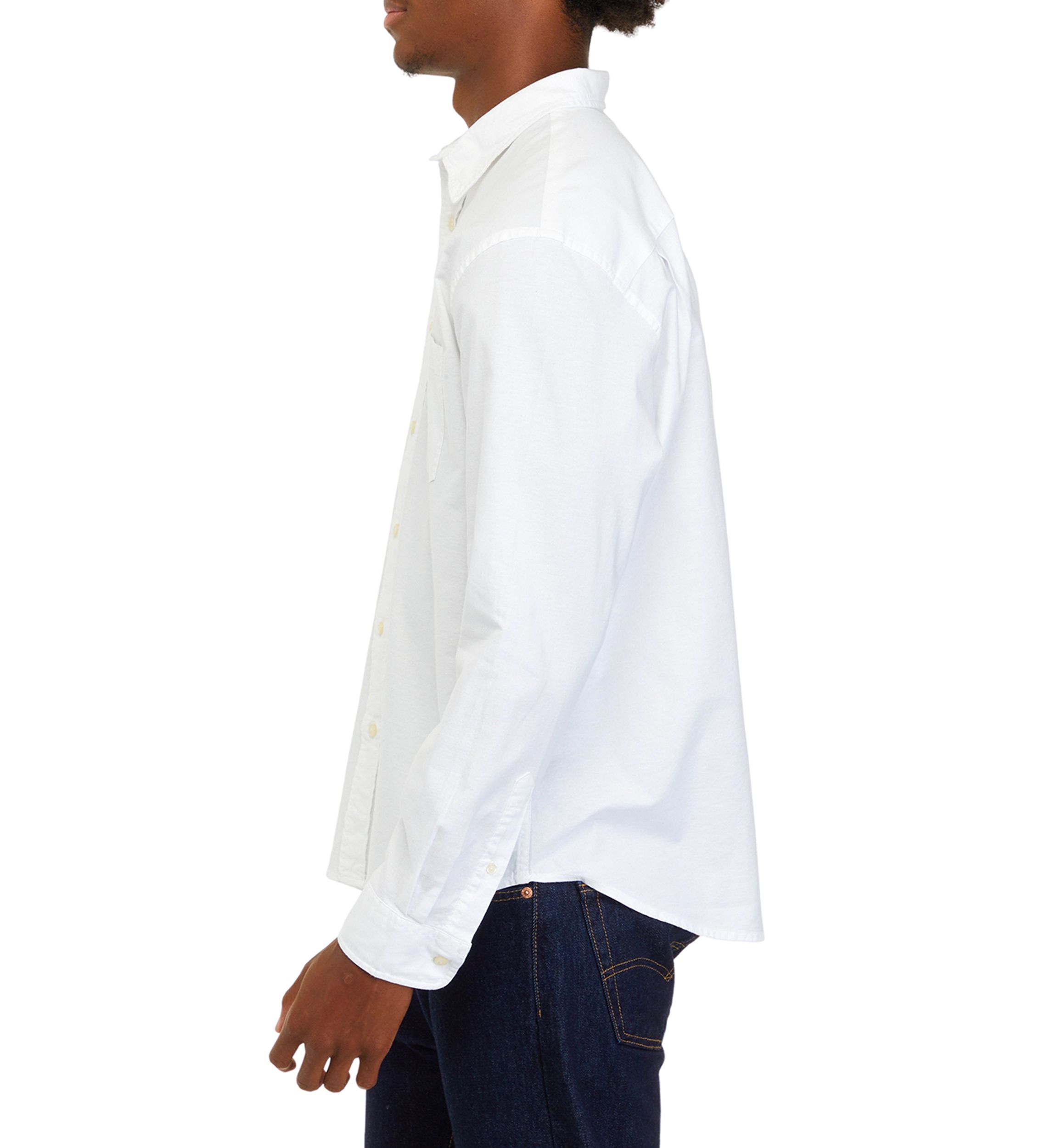 Long Sleeve Woven Oxford Shirt