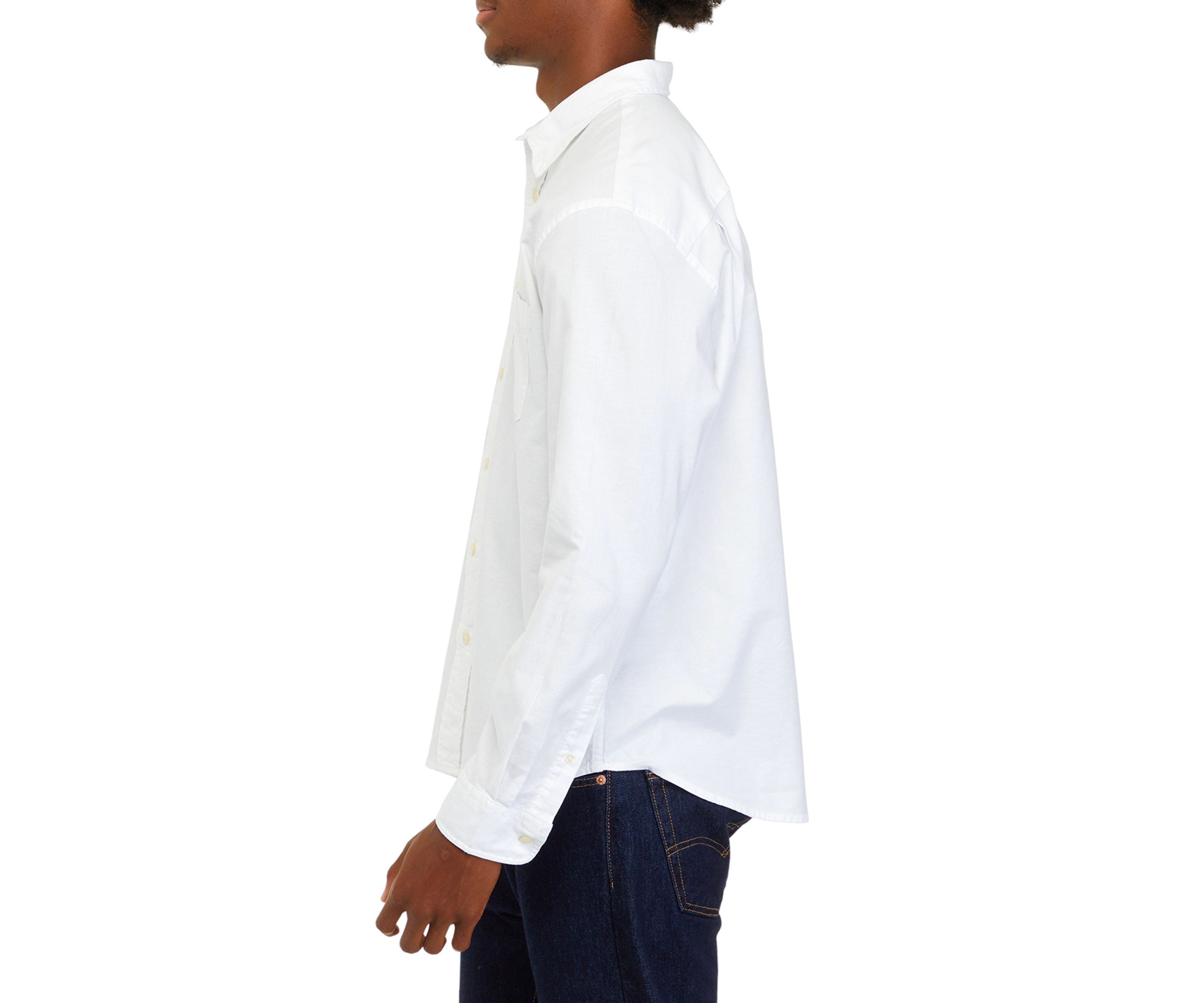 Long Sleeve Woven Oxford Shirt