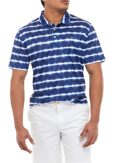 Crown & Ivy™ Short Sleeve Printed Polo Shirt