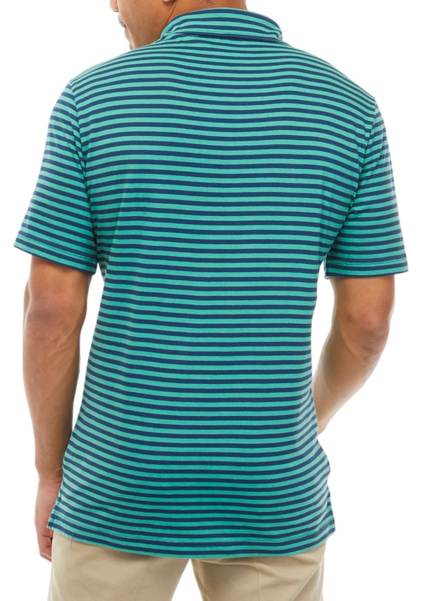 Striped Pocket Polo Shirt 