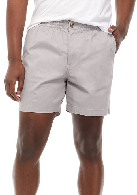 Crown & Ivy™ 6 Inch Twill Deck Shorts