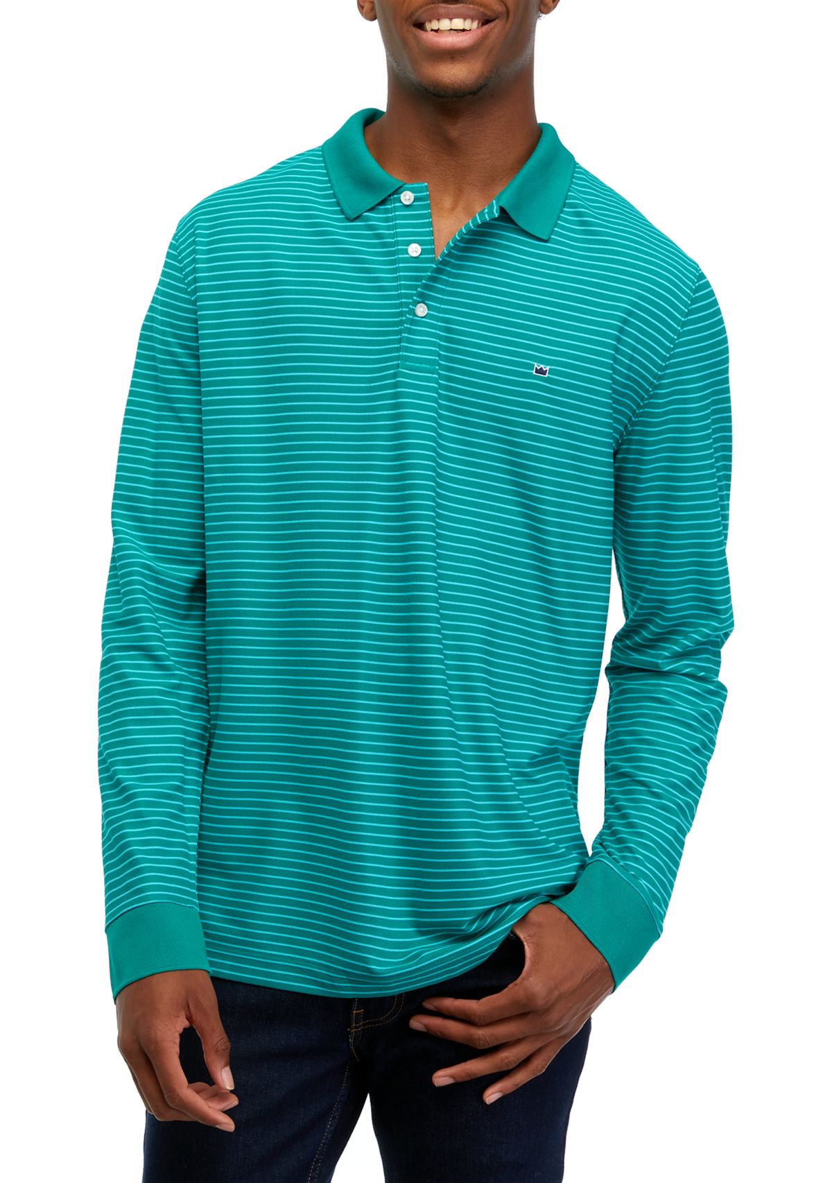 Long Sleeve Piqué Polo Shirt