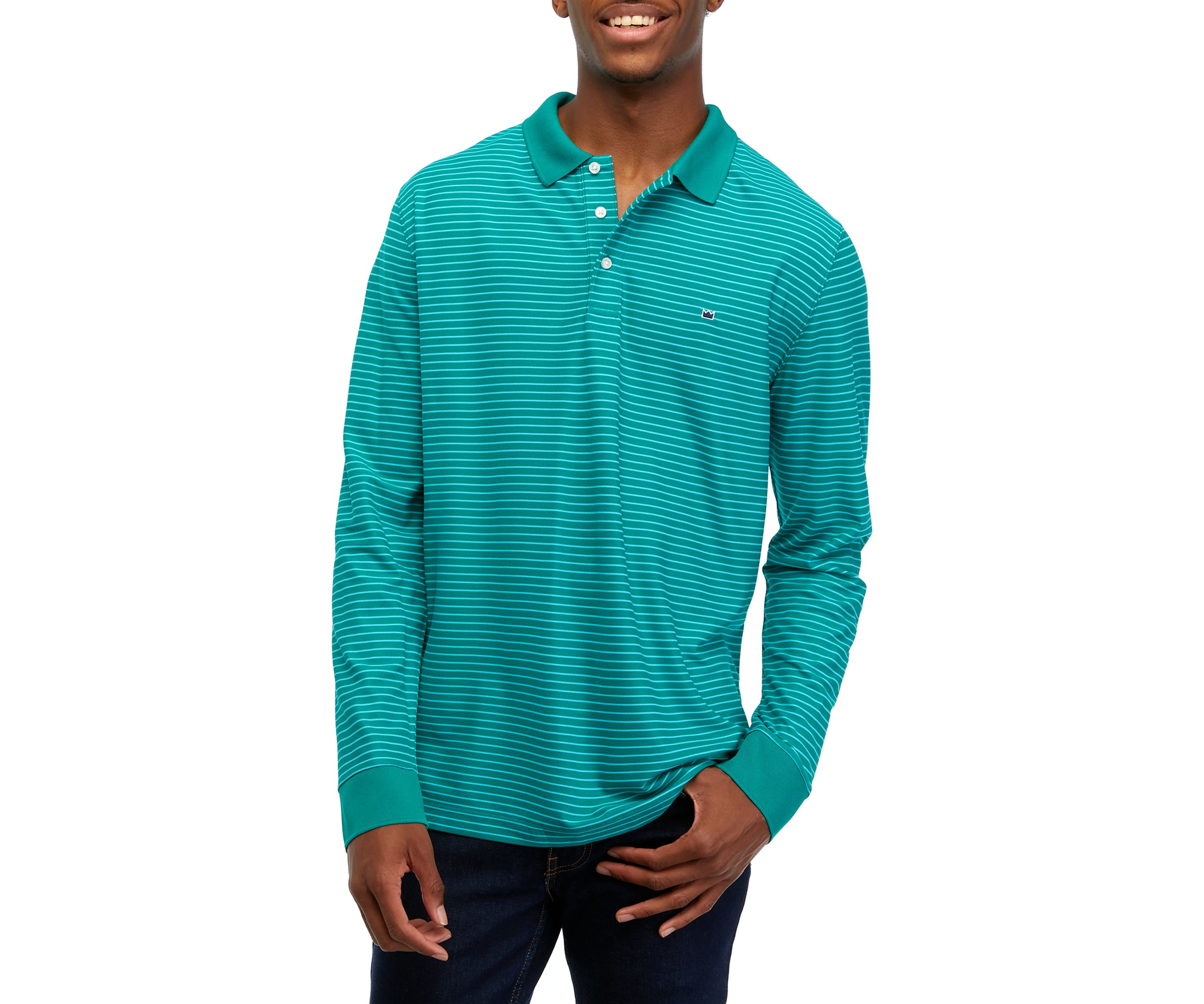 Long Sleeve Piqué Polo Shirt