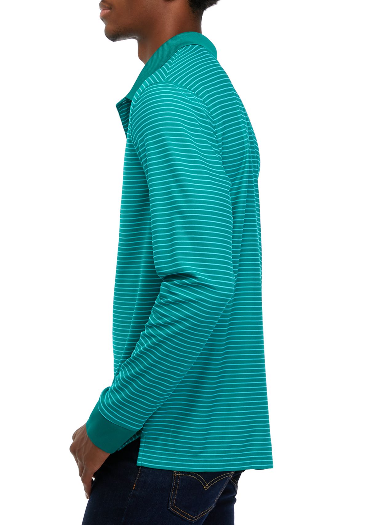 Long Sleeve Piqué Polo Shirt