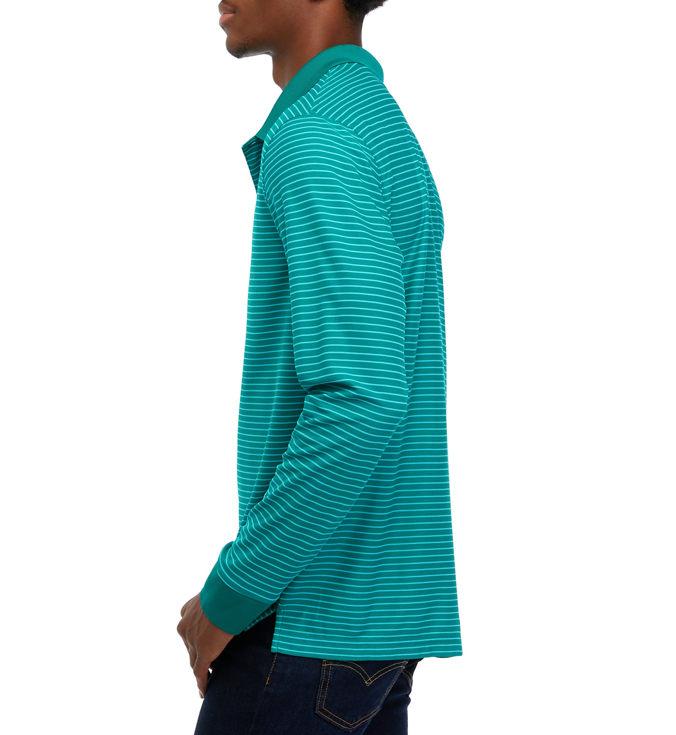 Long Sleeve Piqué Polo Shirt