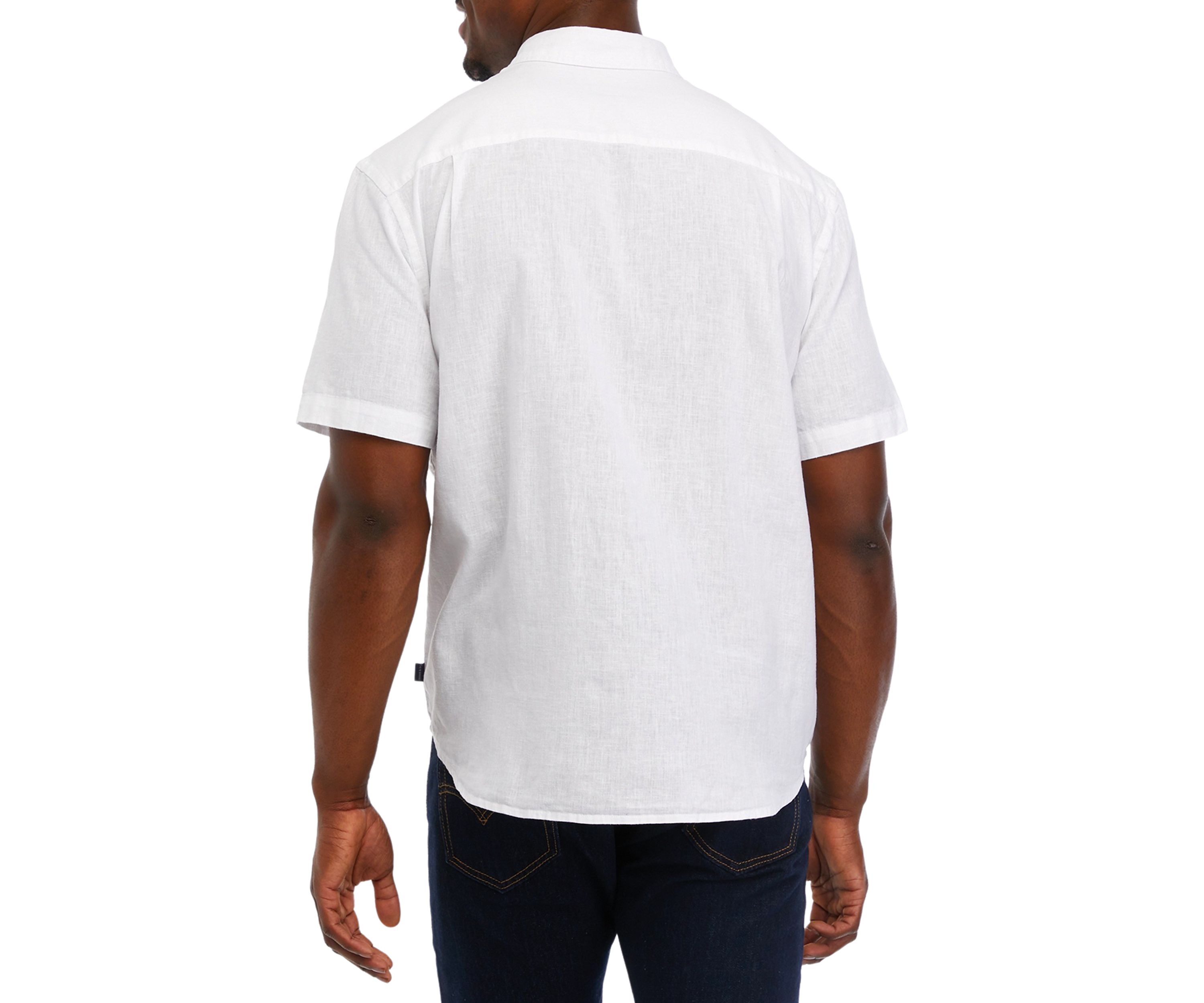 Short Sleeve Linen Cotton Shirt