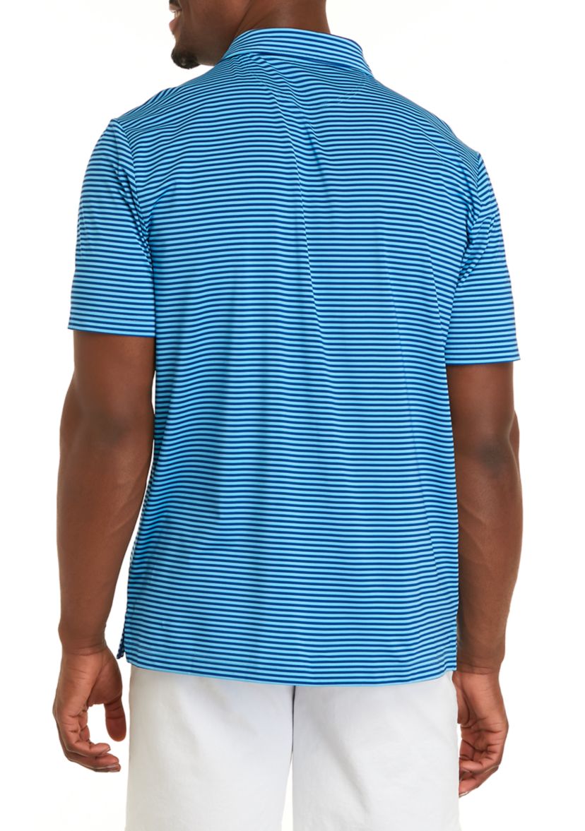 Striped Performance Polo Shirt