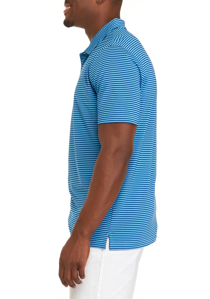 Striped Performance Polo Shirt