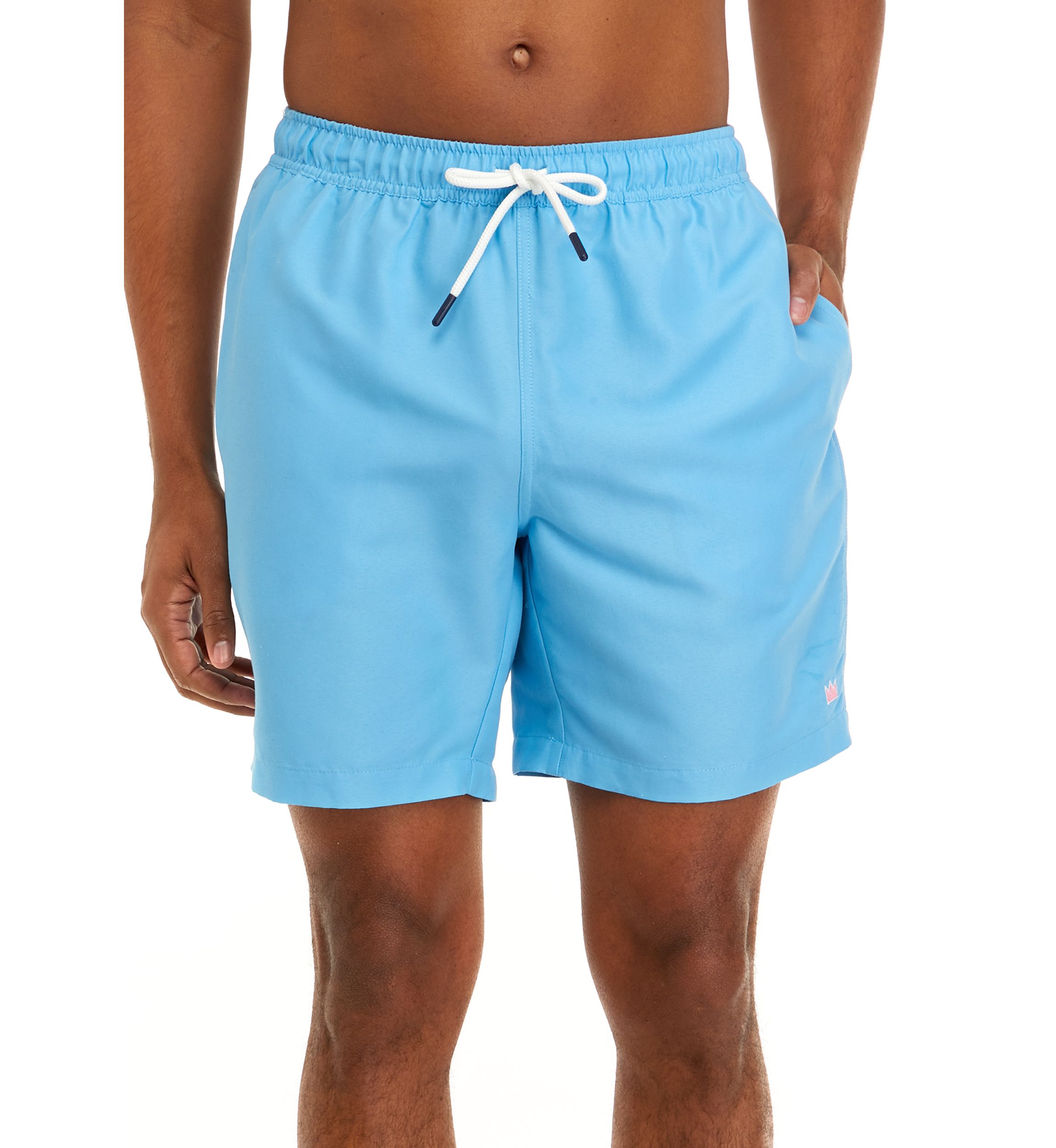 7" Solid Swim Trunks 