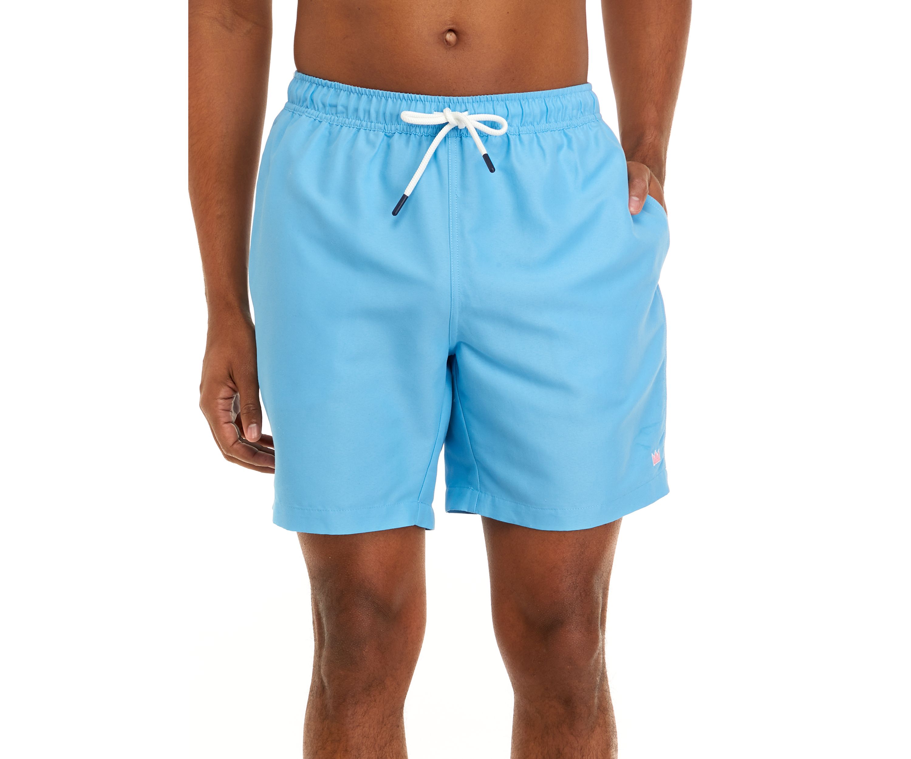 7" Solid Swim Trunks 