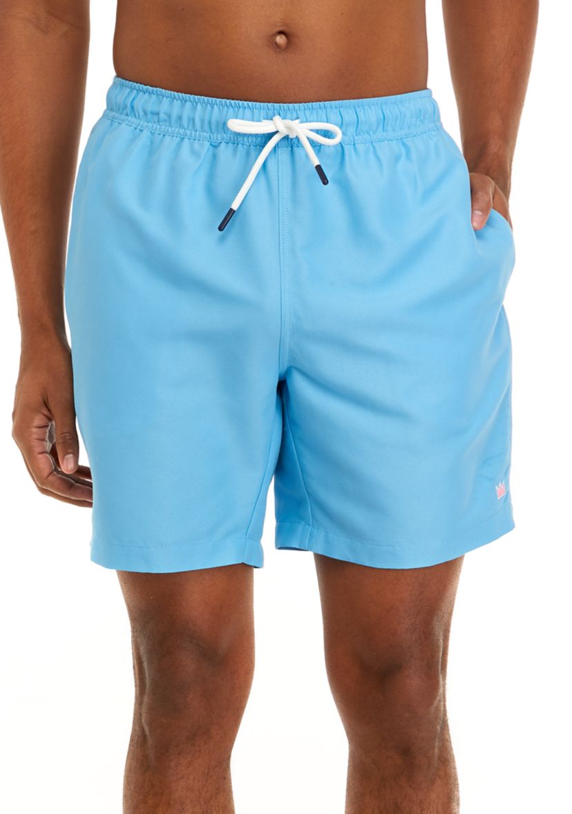 7" Solid Swim Trunks 