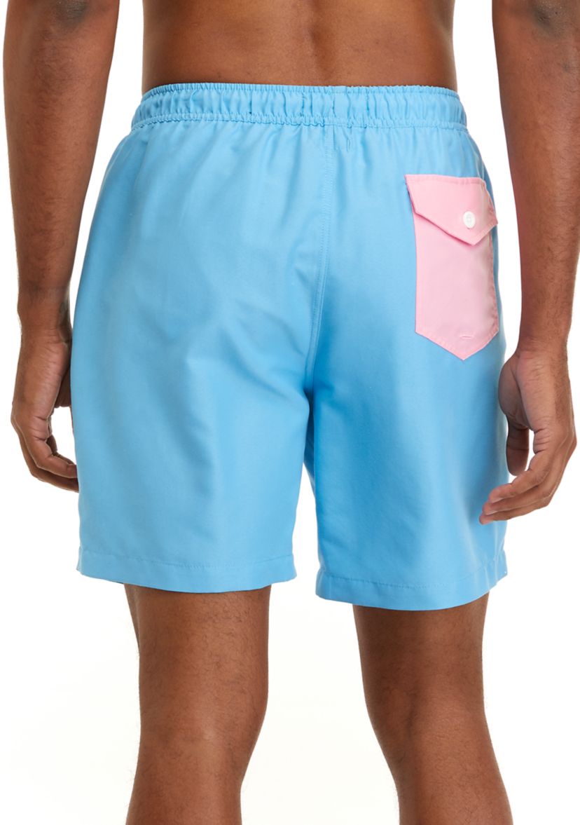 7" Solid Swim Trunks 