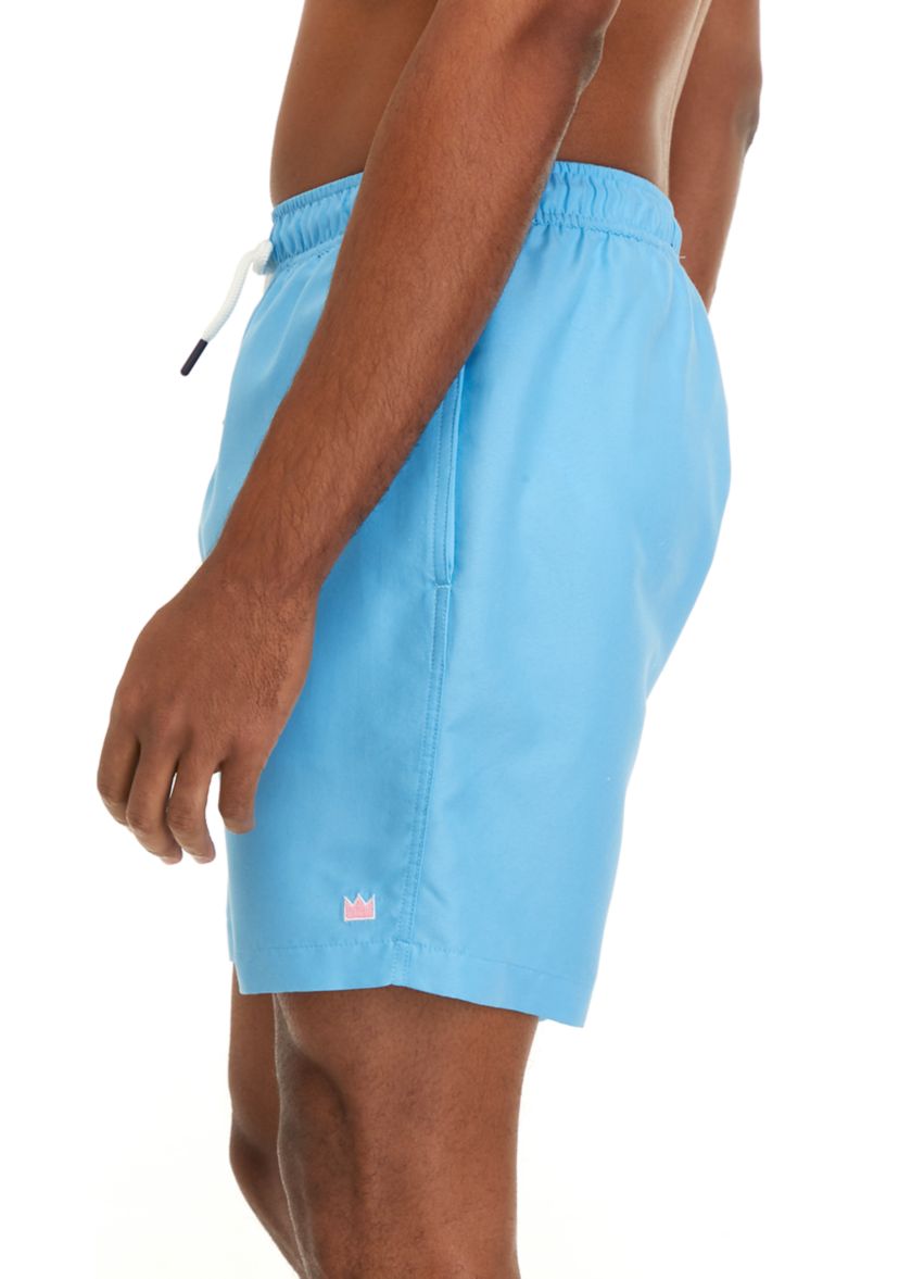 7" Solid Swim Trunks 