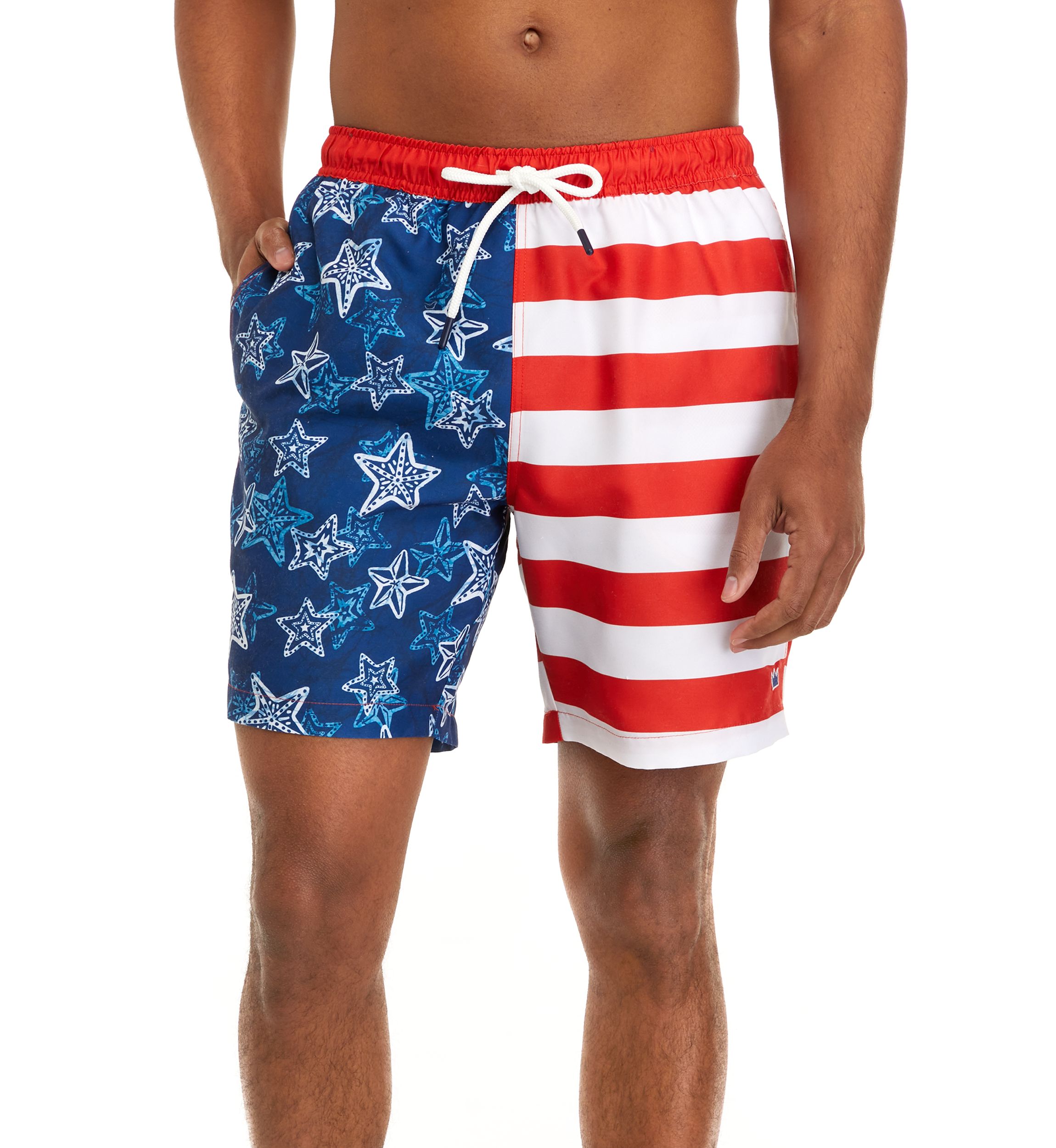 7" Printed Swim Trunks 