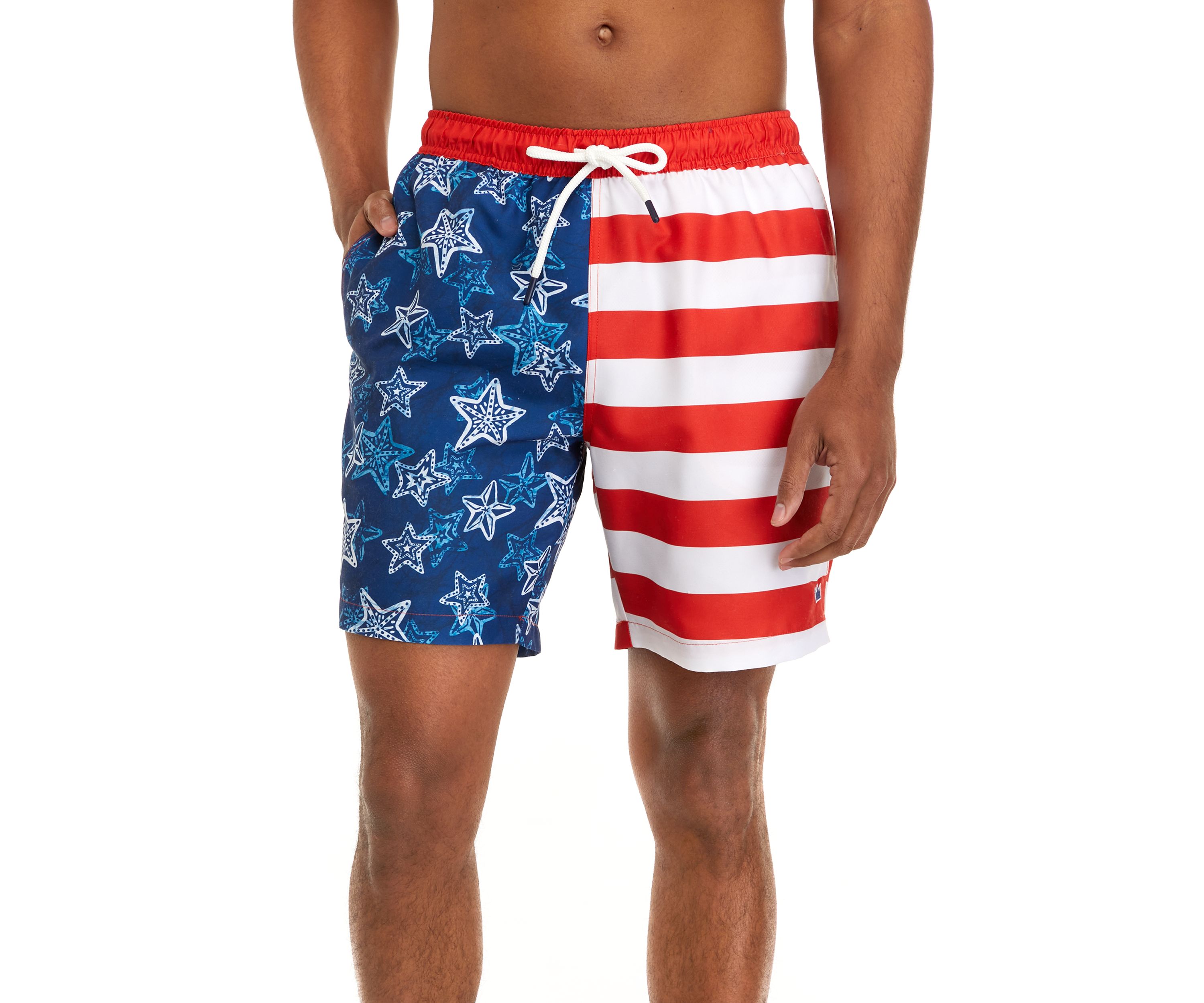 7" Printed Swim Trunks 
