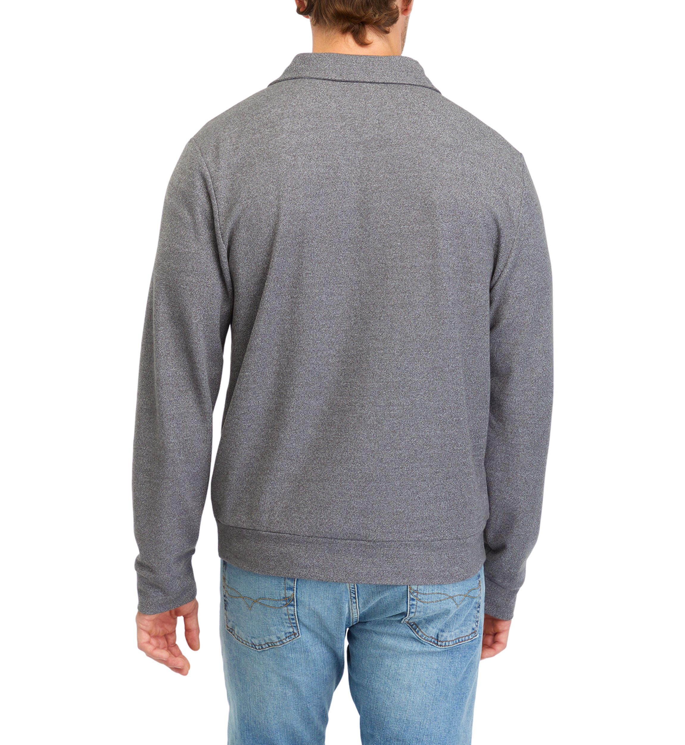 Oxford Piqué 1/4 Zip Pullover