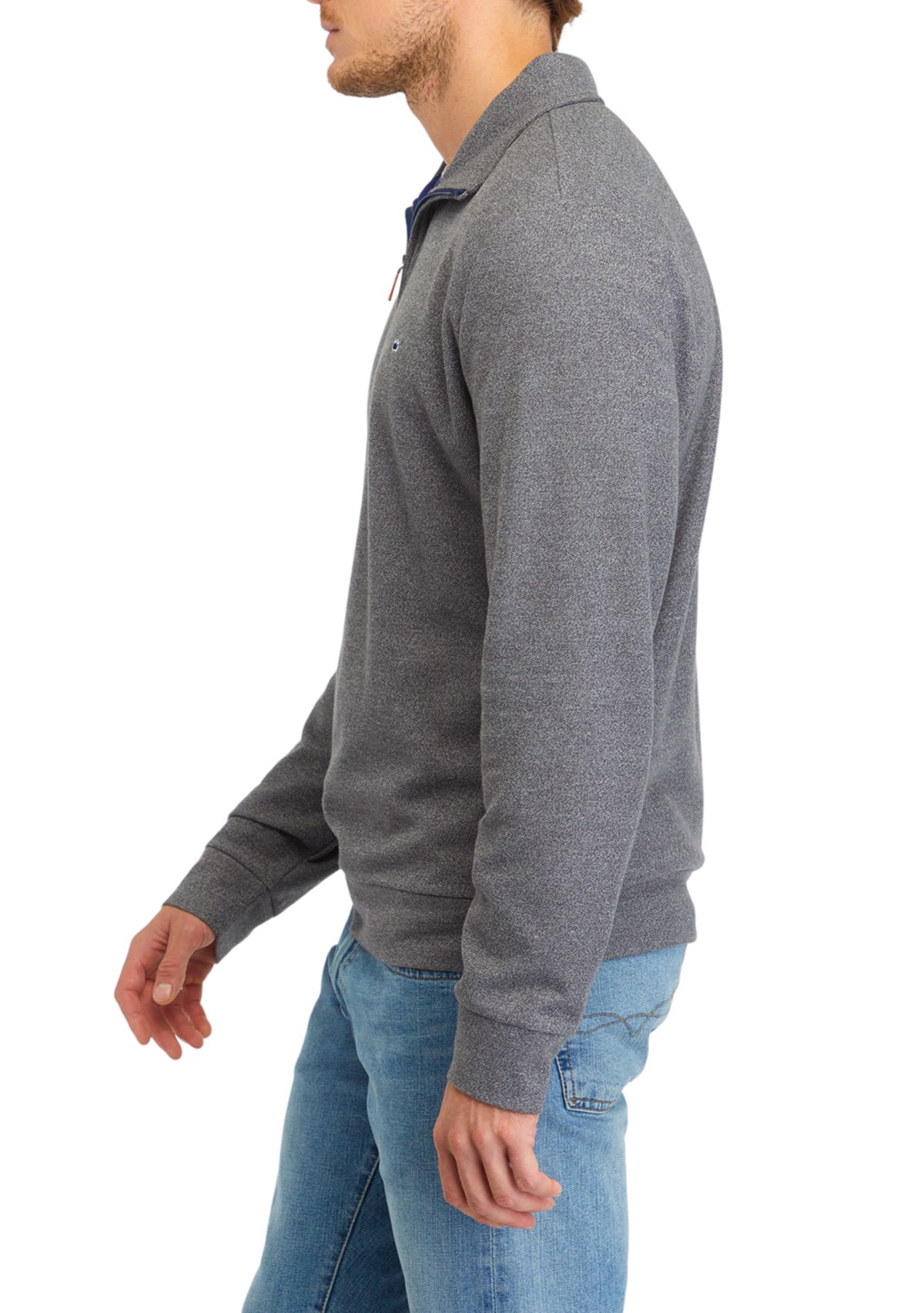 Oxford Piqué 1/4 Zip Pullover