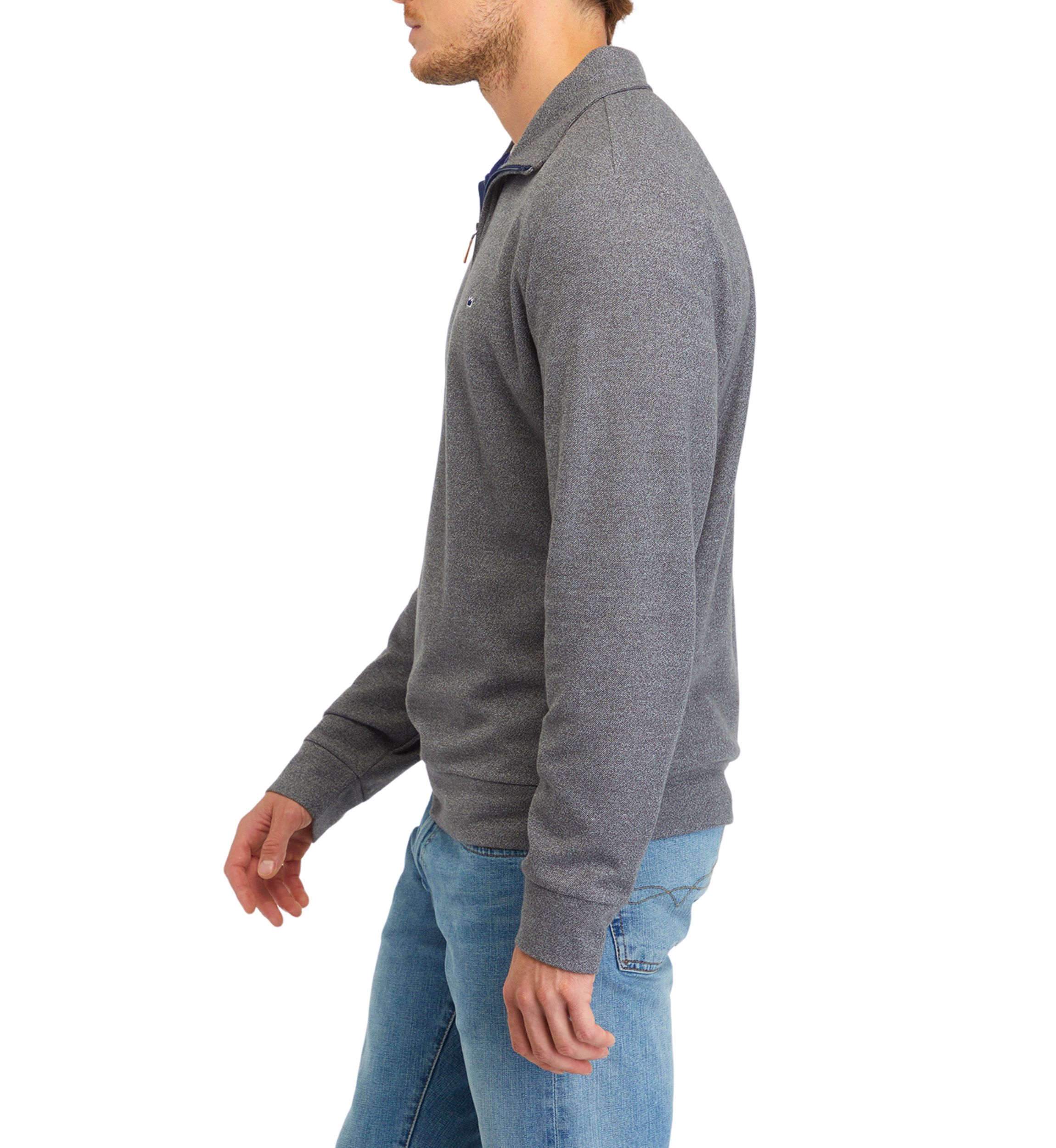 Oxford Piqué 1/4 Zip Pullover