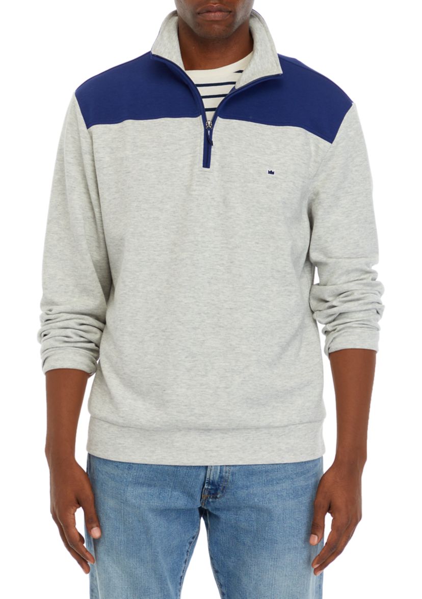 Color Block 1/4 Zip Pullover 