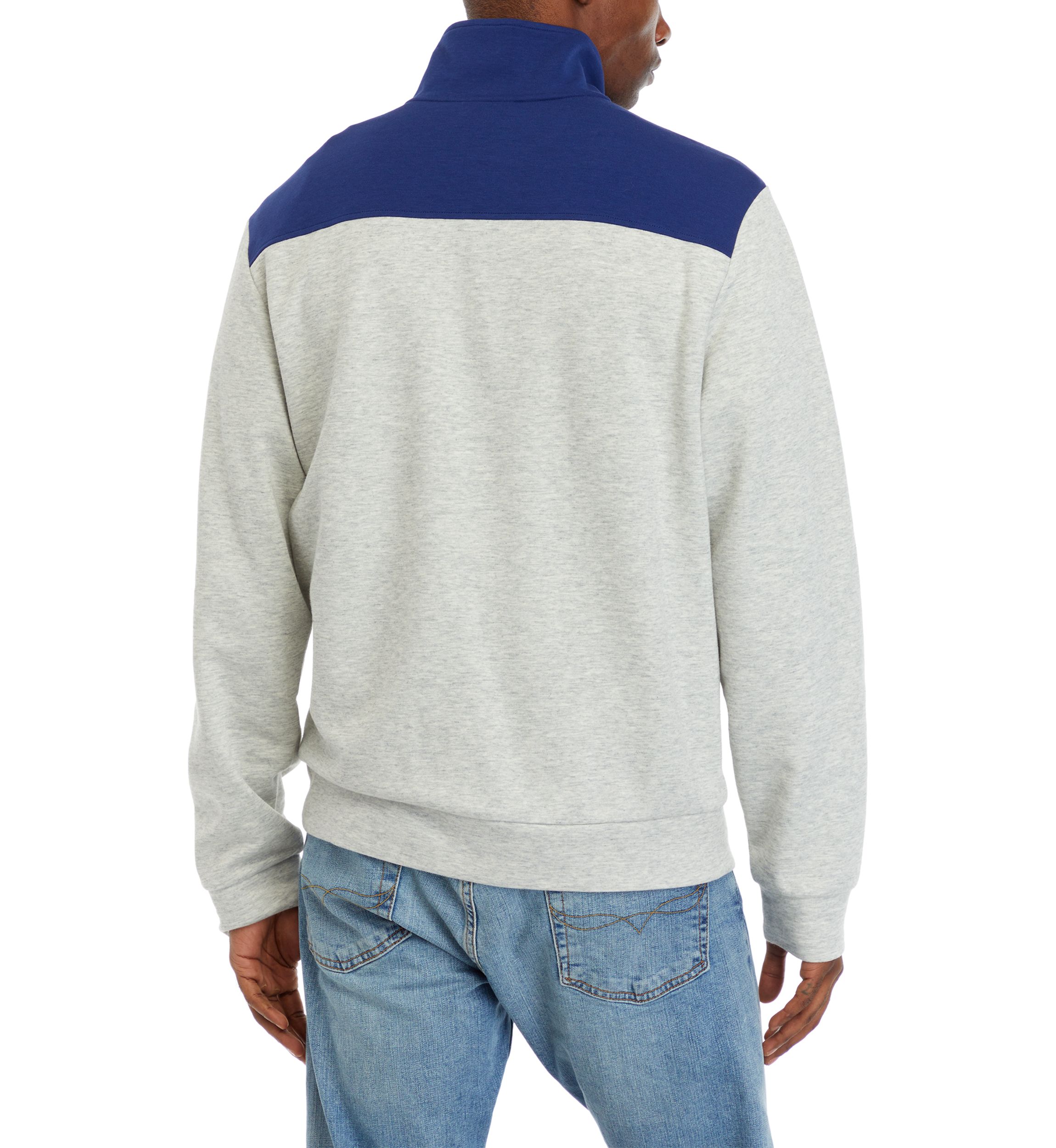 Color Block 1/4 Zip Pullover 