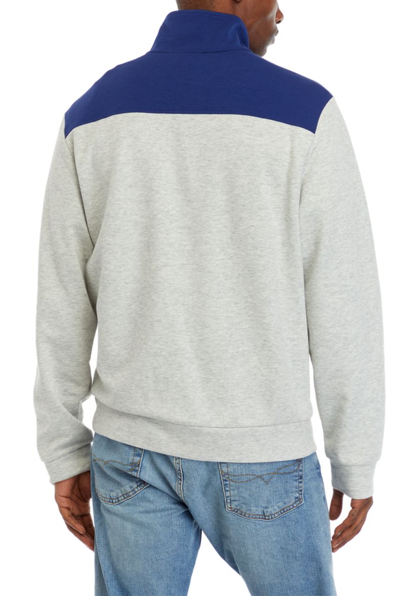 Color Block 1/4 Zip Pullover 
