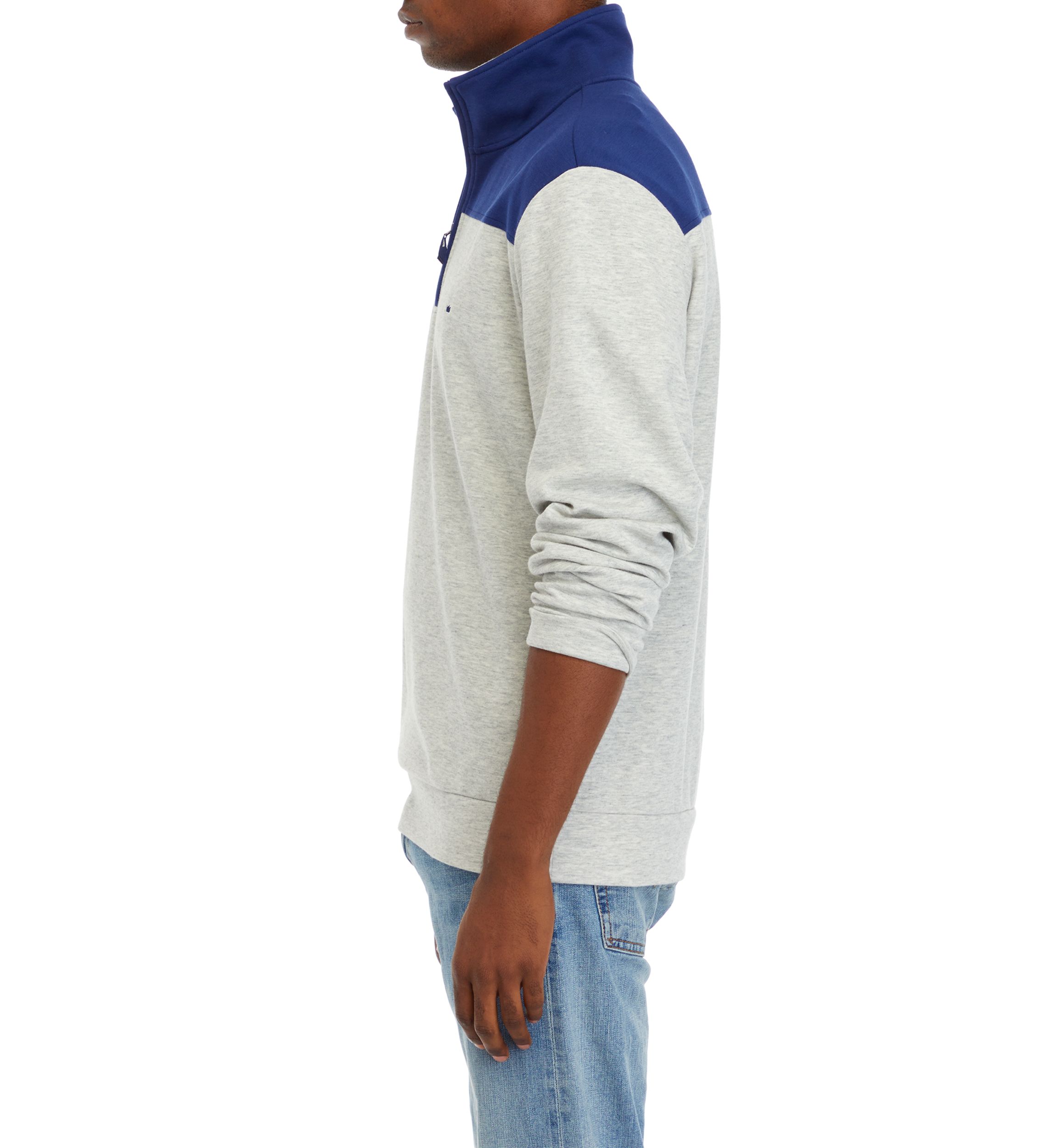 Color Block 1/4 Zip Pullover 