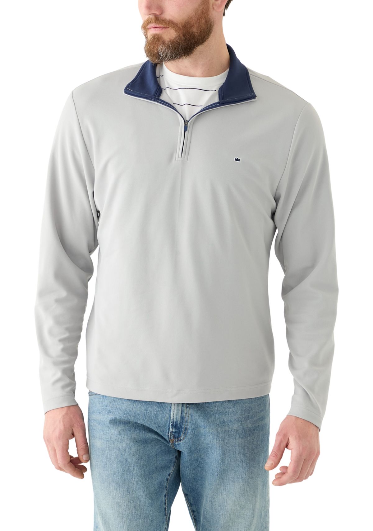 Piqué 1/4 Zip Pullover