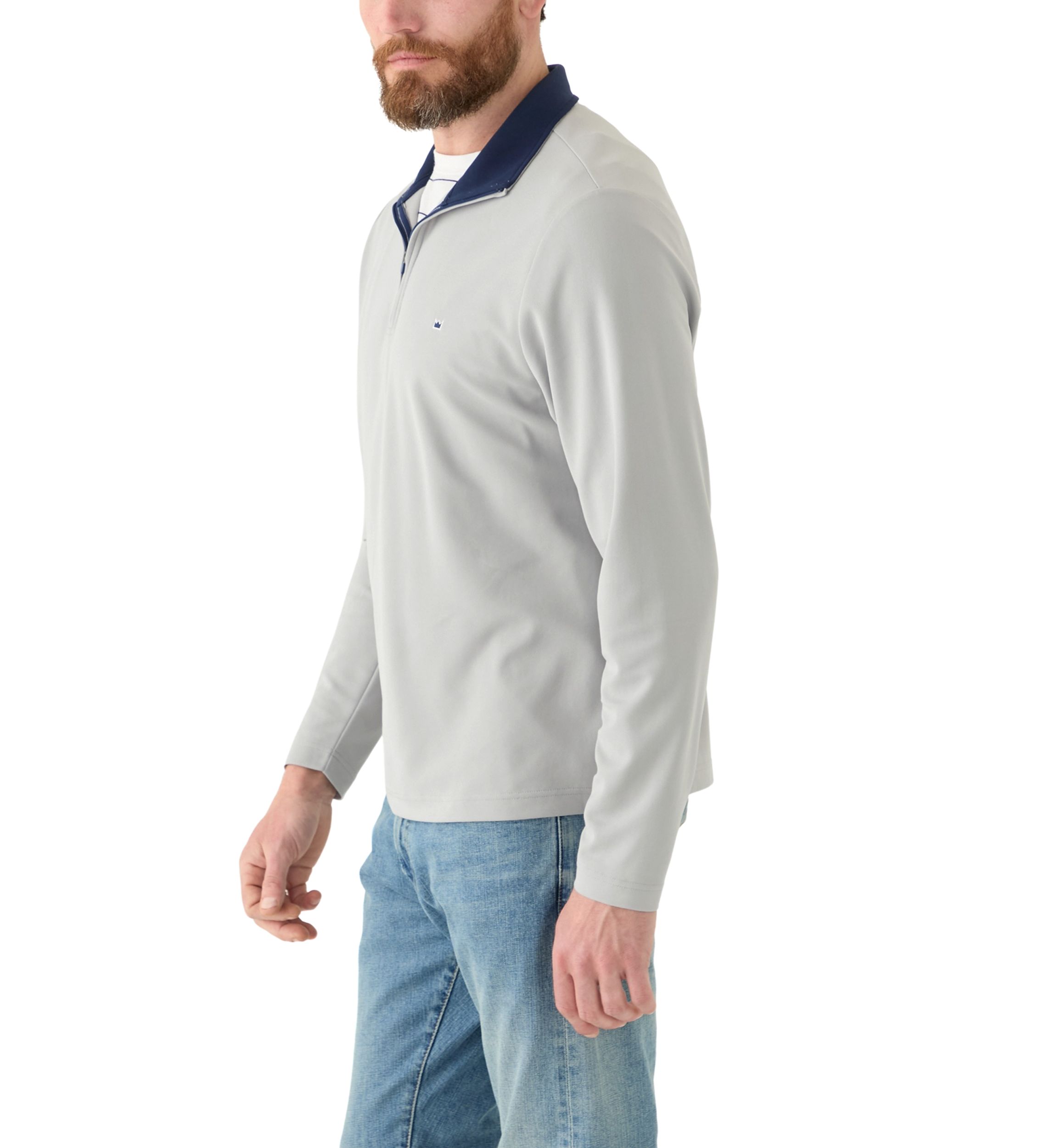 Piqué 1/4 Zip Pullover