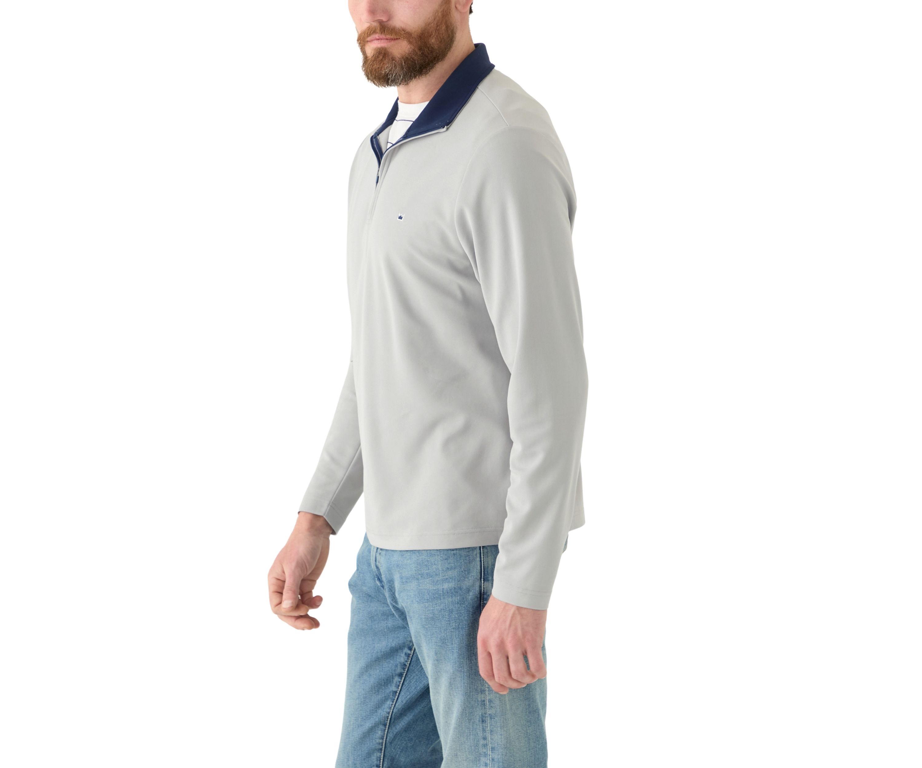 Piqué 1/4 Zip Pullover