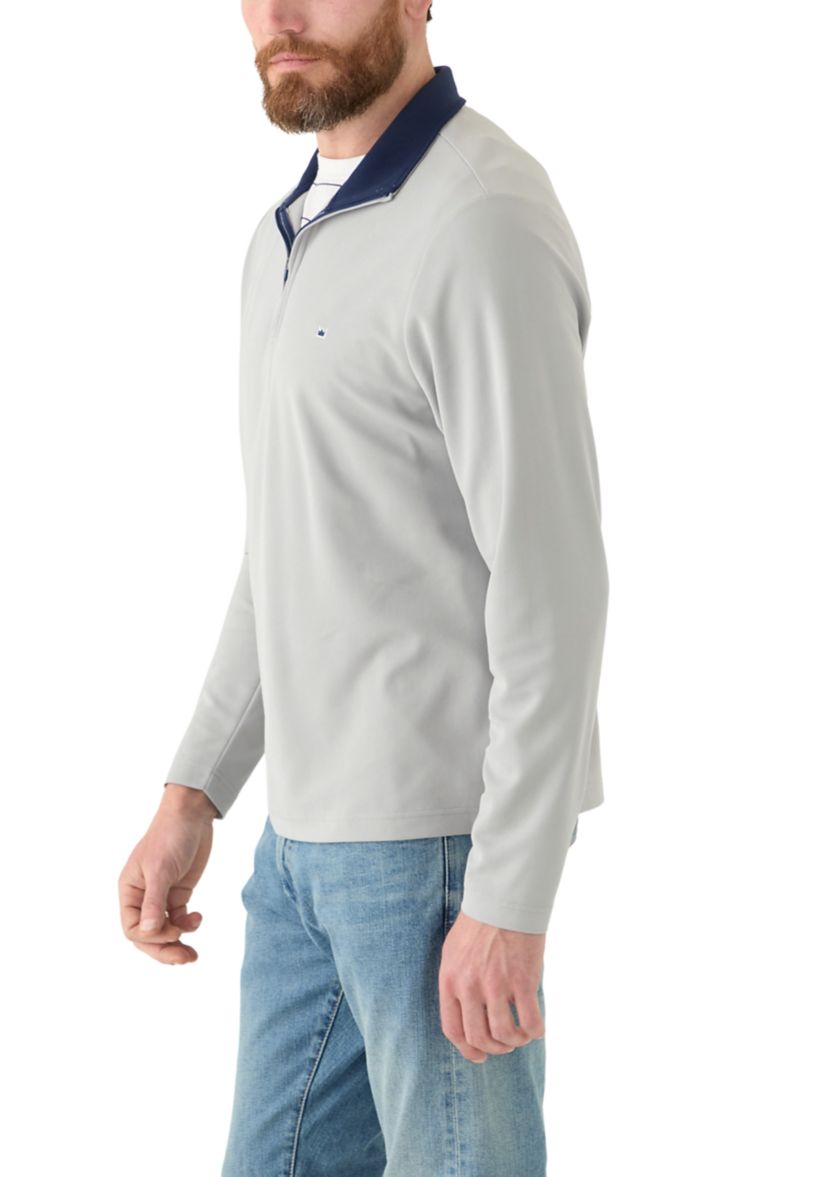 Piqué 1/4 Zip Pullover