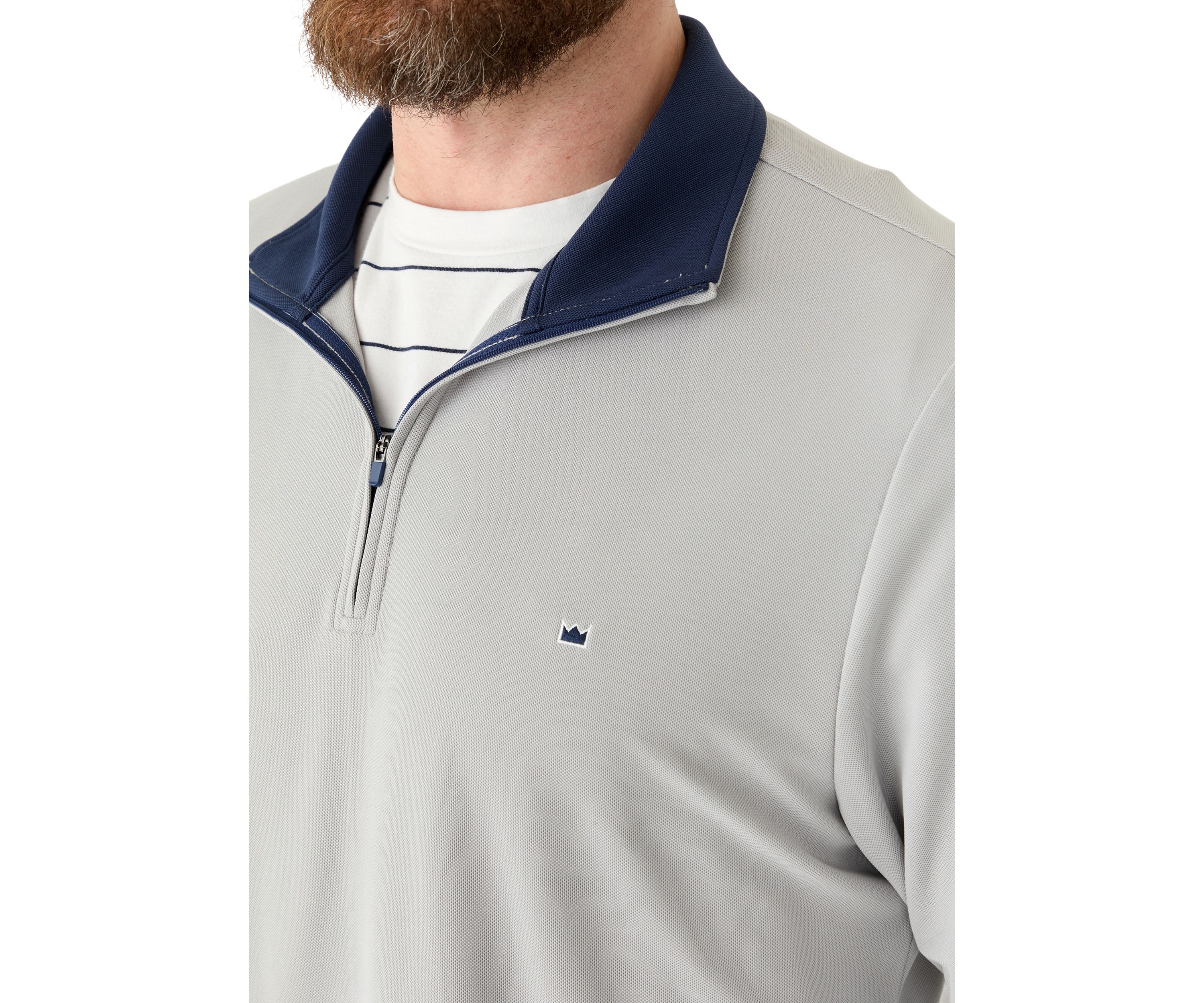 Piqué 1/4 Zip Pullover