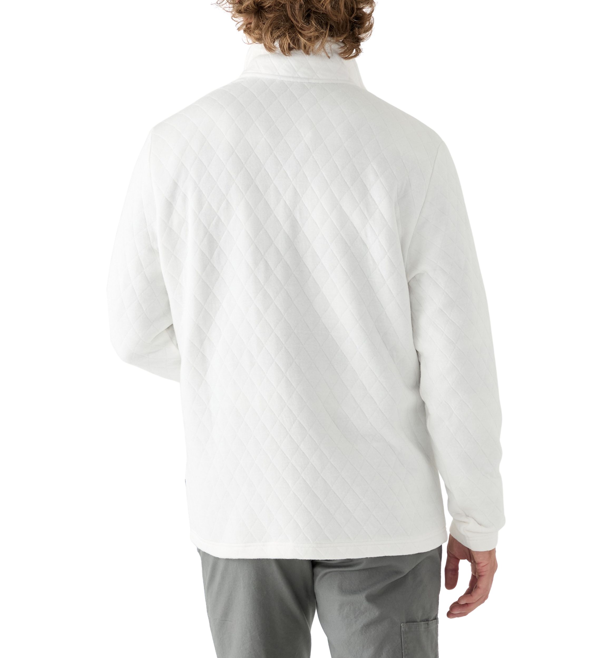 Quilted Quarter Zip Pullover