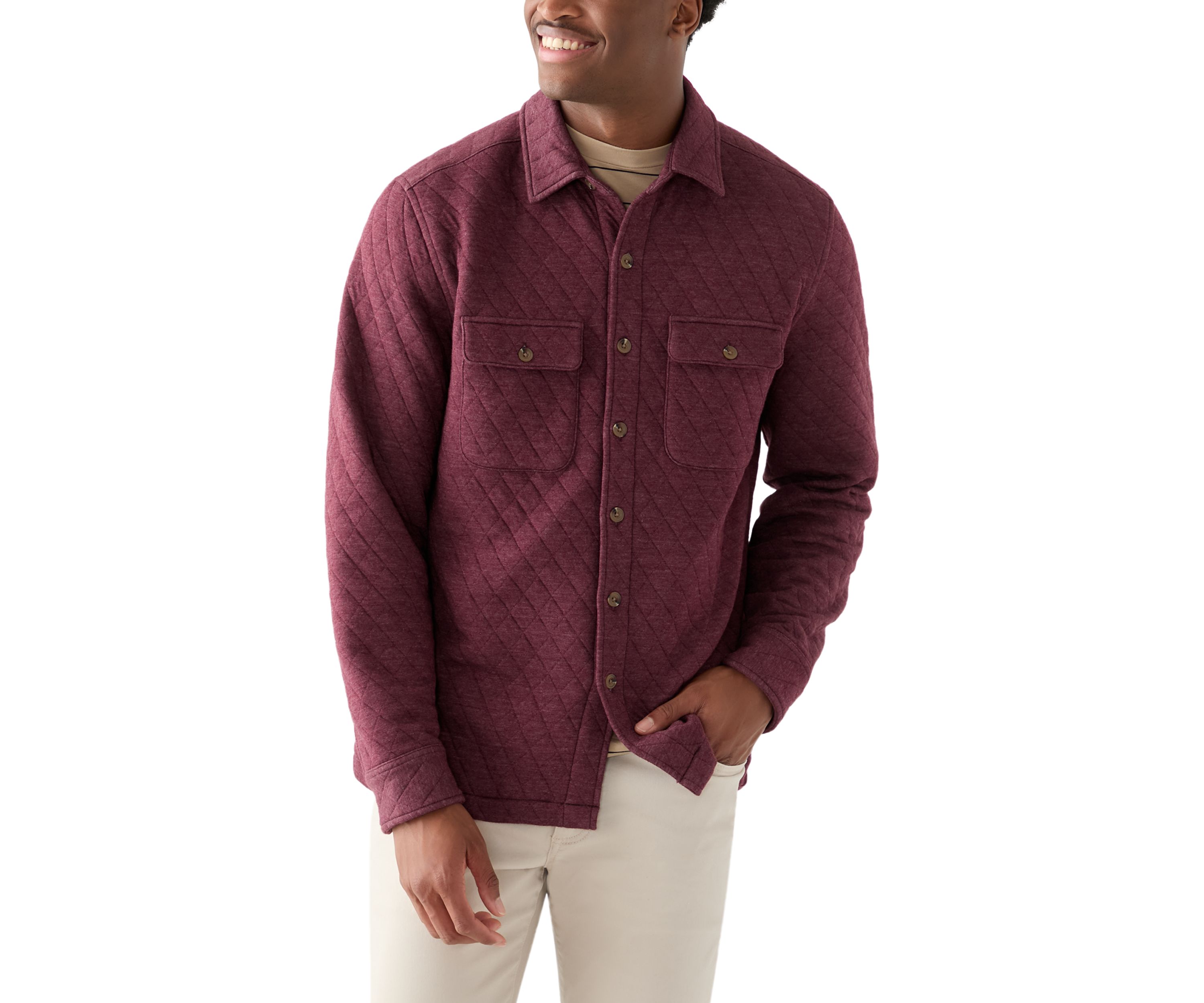 Quilted Shirt Jacket