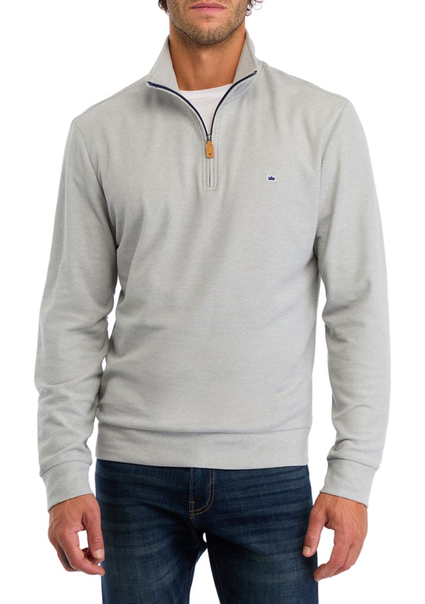 Oxford Piqué 1/4 Zip Pullover