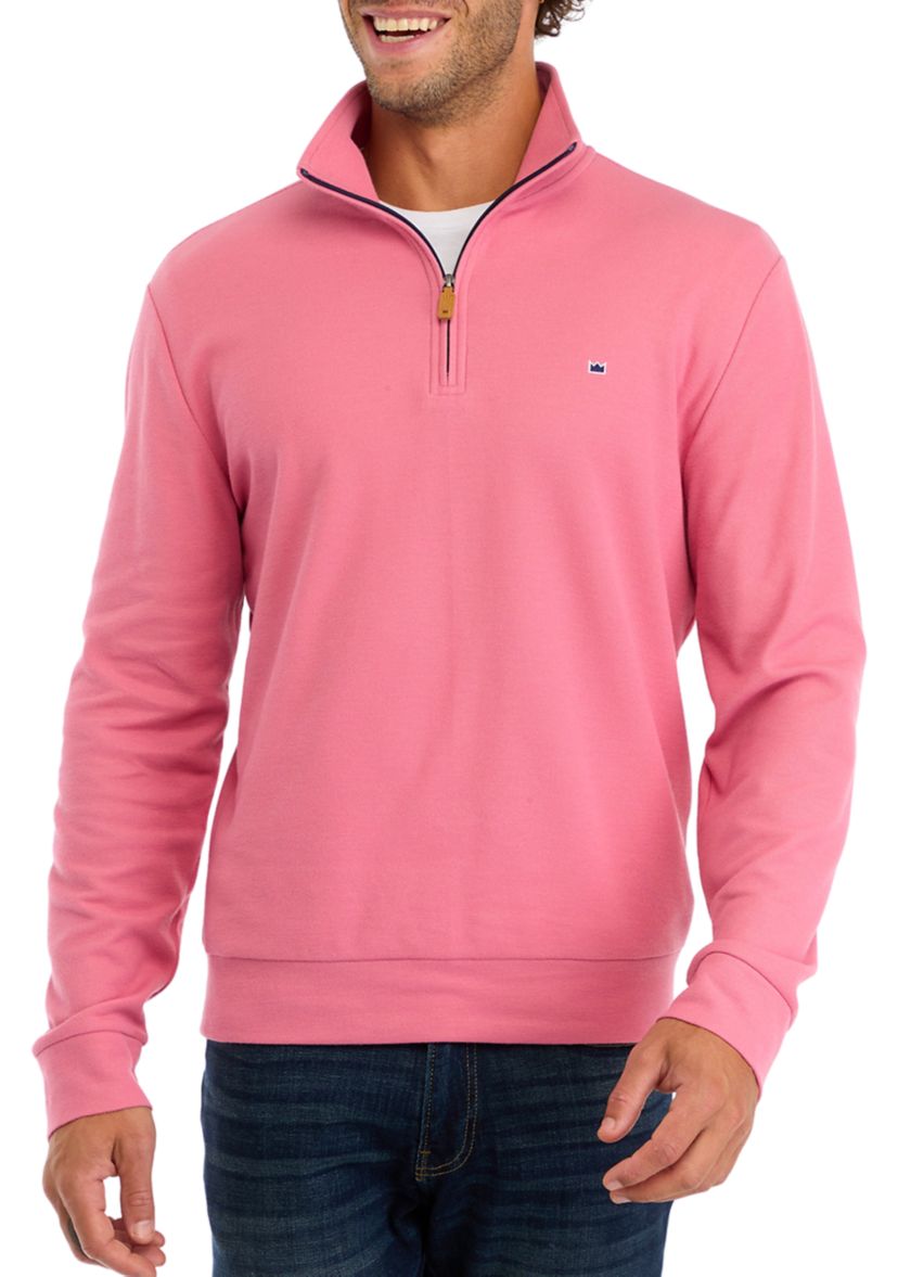 Oxford Piqué 1/4 Zip Pullover