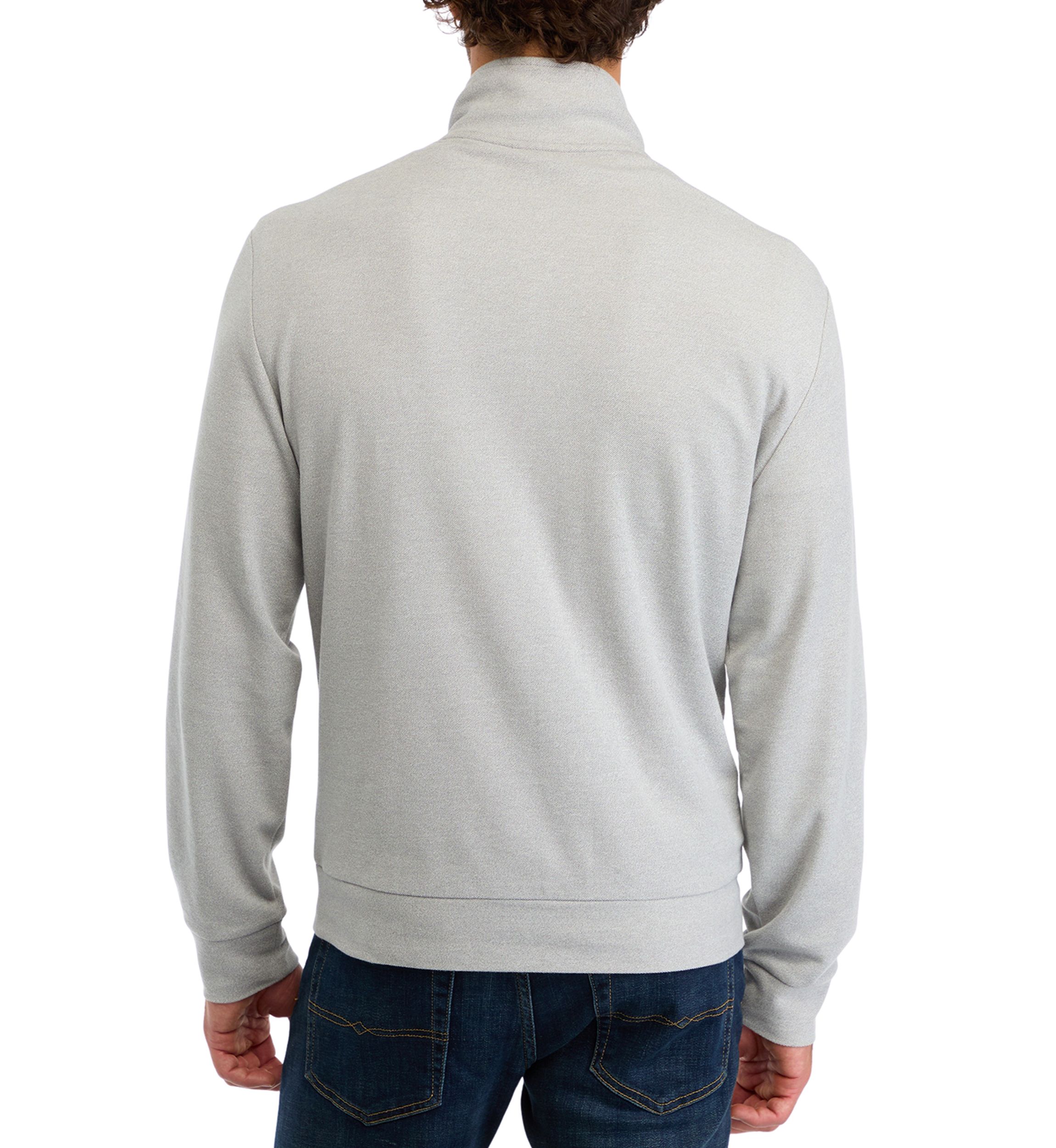 Oxford Piqué 1/4 Zip Pullover