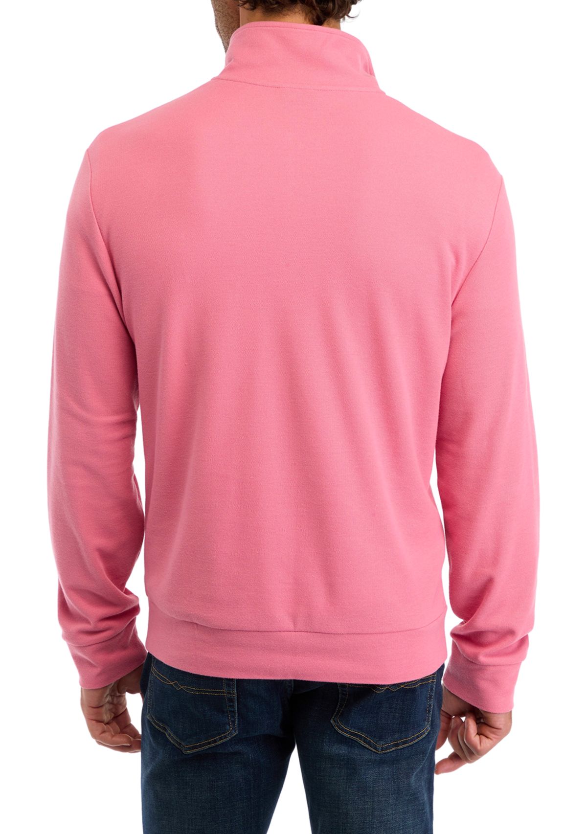 Oxford Piqué 1/4 Zip Pullover