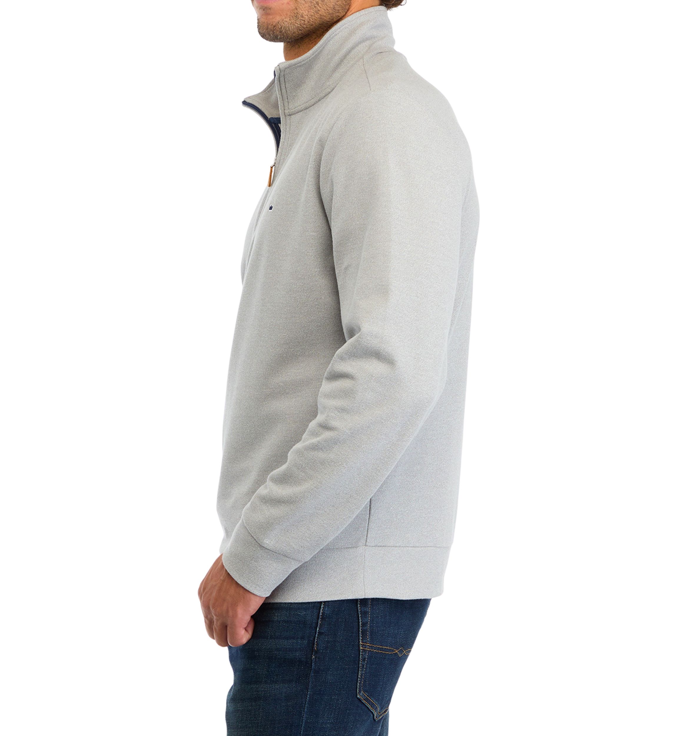Oxford Piqué 1/4 Zip Pullover