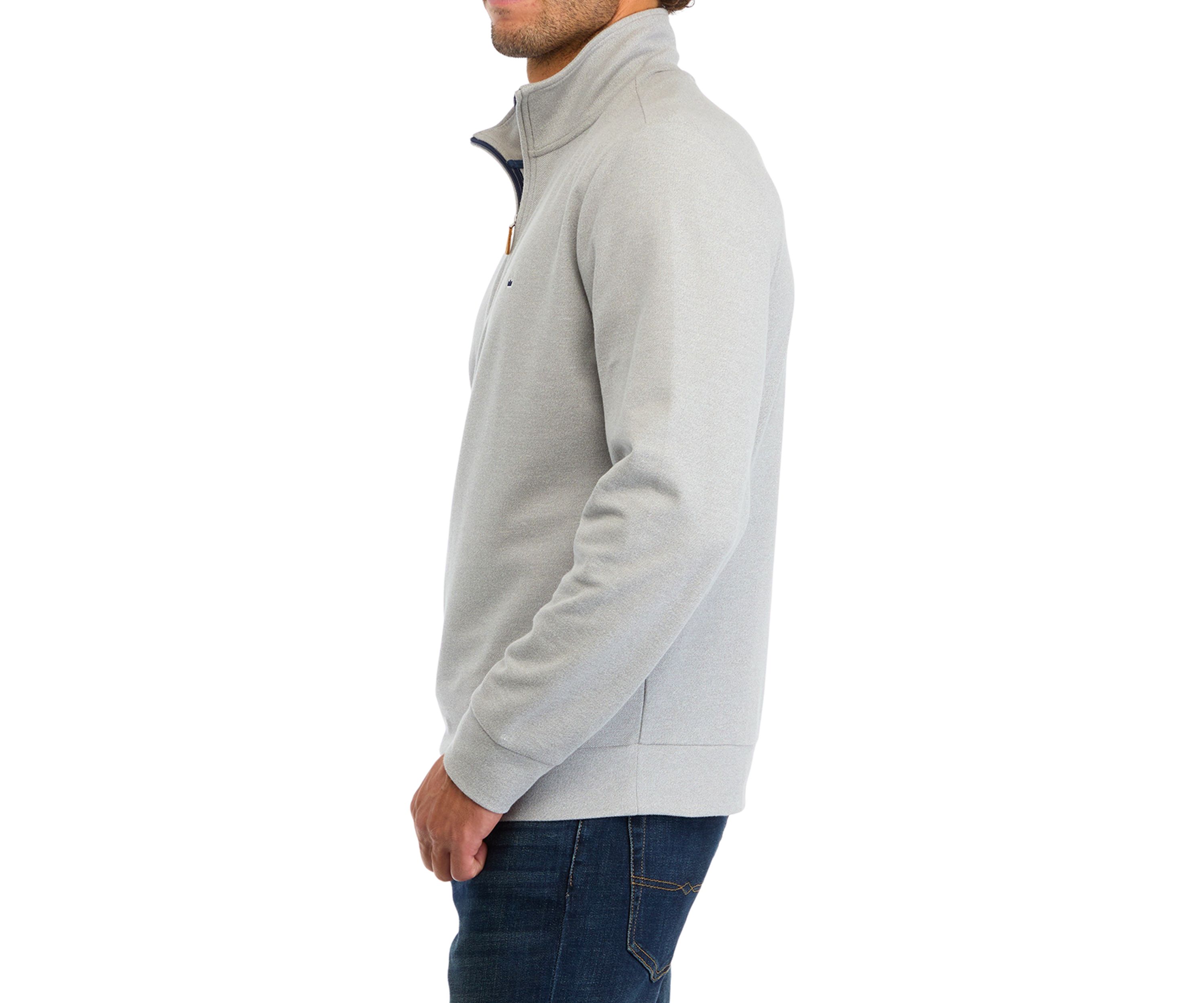 Oxford Piqué 1/4 Zip Pullover
